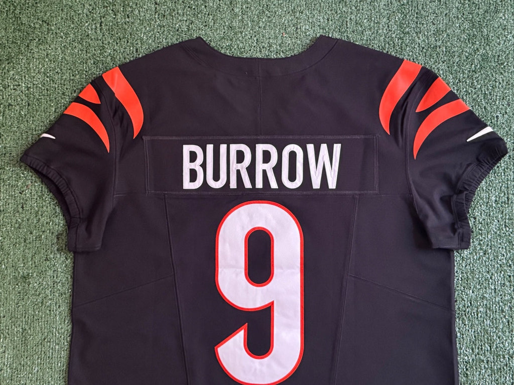 Joe Burrow Cincinnati Bengals Jersey #9 Nike Vapor FUSE Elite Black Size 48 (XL) NFL