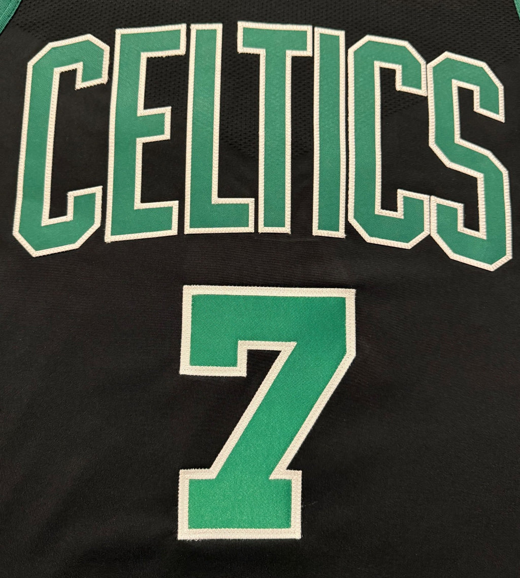 Jaylen Brown Boston Celtics Jersey #7 Nike Vaporknit Authentic Black Size 48 (Large) NBA