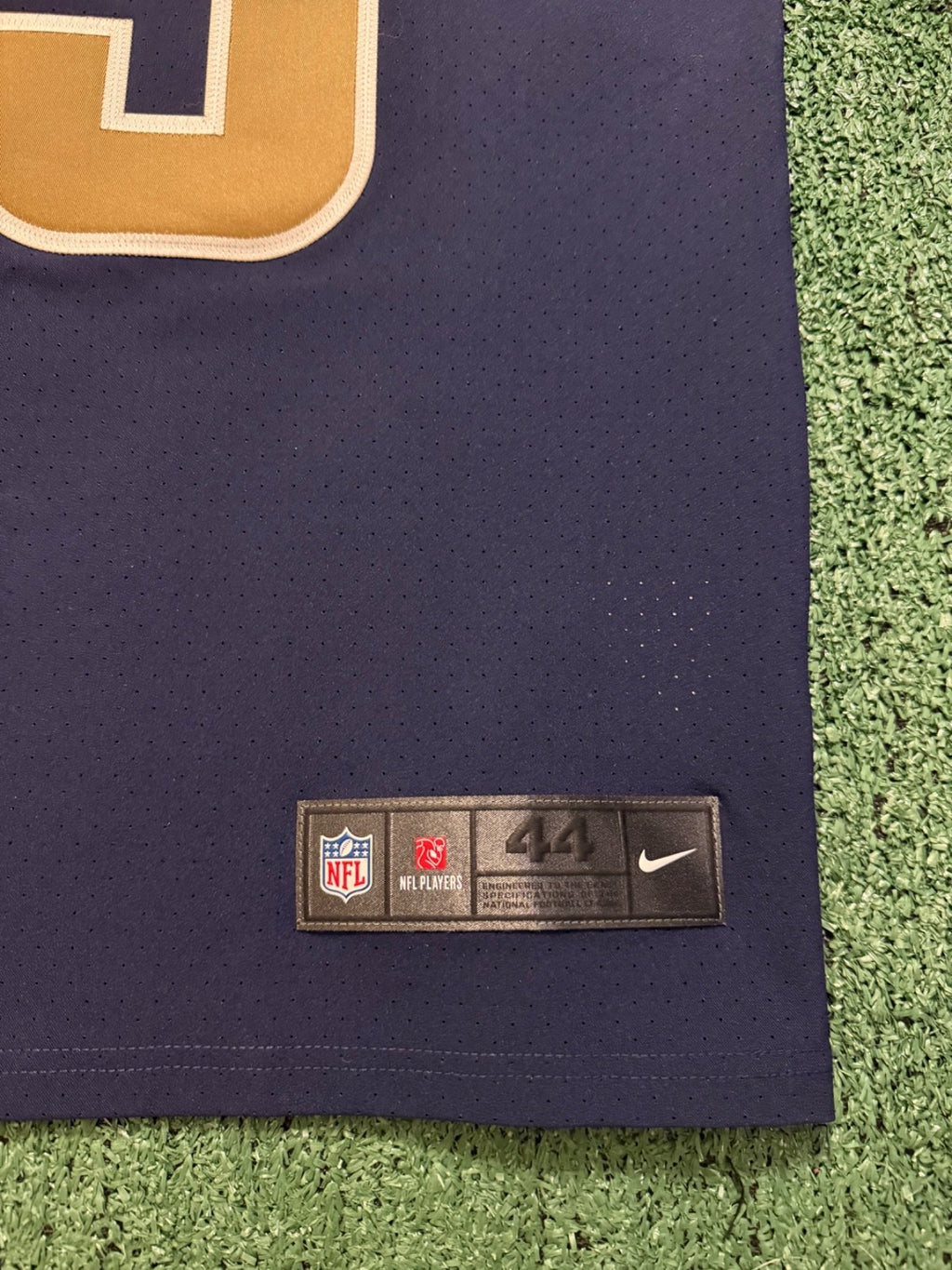Aaron Donald Los Angeles Rams Jersey #99 Nike Vapor Elite Blue Size 44 (Large) NFL