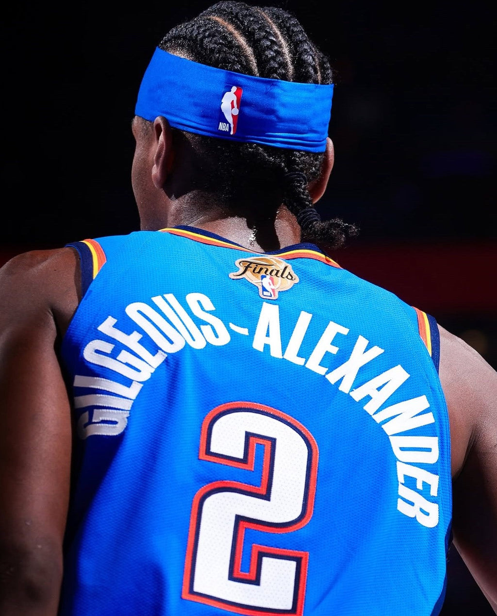Shai Gilgeous-Alexander Oklahoma City Thunder Jersey #2 Nike ADV Authentic Blue Size 52 (XL) NBA