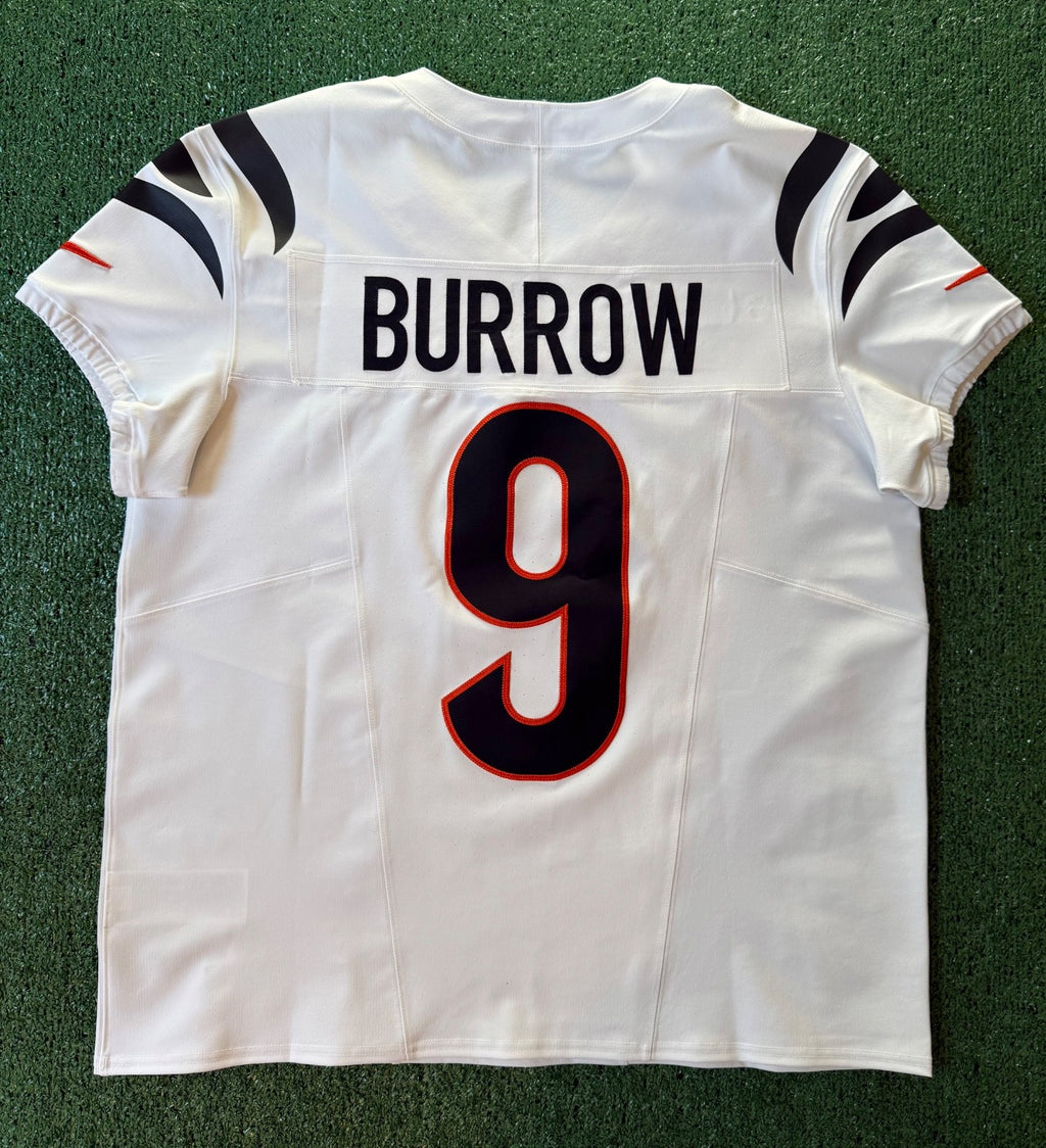 Joe Burrow Cincinnati Bengals Jersey #9 Nike Vapor FUSE Elite White Size 48 (XL) NFL