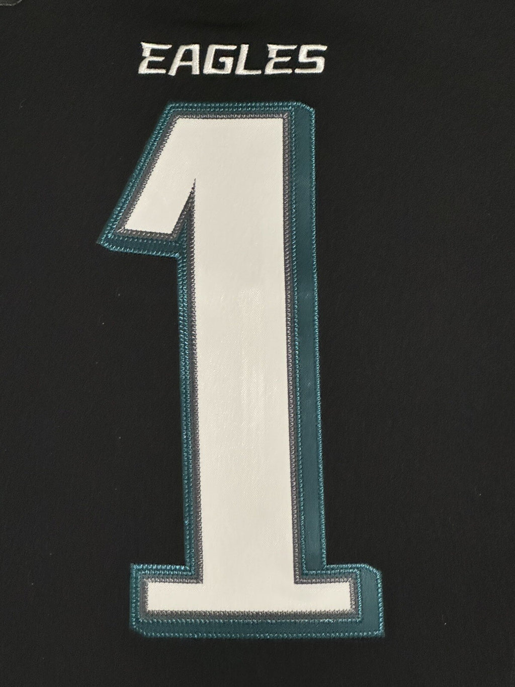 Jalen Hurts Philadelphia Eagles Jersey #1 Nike Vapor FUSE Elite Black size 40 (Medium) NFL