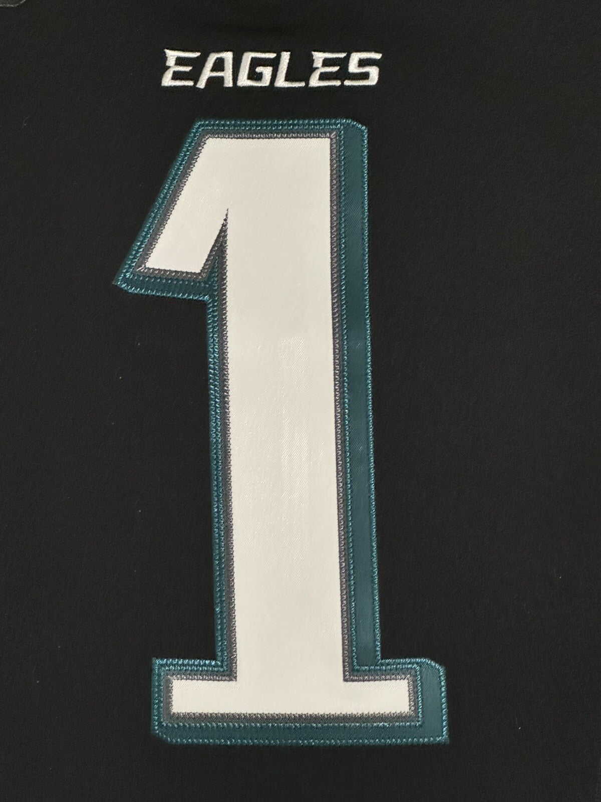 Jalen Hurts Philadelphia Eagles Jersey #1 Nike Vapor FUSE Elite Black size 40 (Medium) NFL