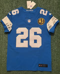 Jahmyr Gibbs Detroit Lions Jersey #26 Nike Vapor FUSE Elite Blue Size 40 (Medium) NFL