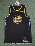 Steph Curry Golden State Warriors Jersey #30 Nike ADV Authentic Black Size 48 (L) NBA