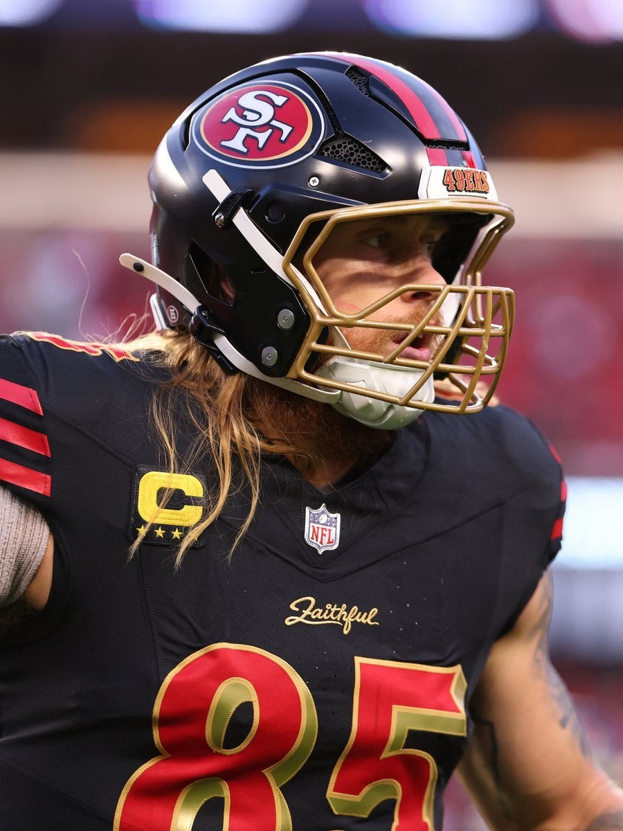 George Kittle San Francisco 49ers
Jersey #85 Nike FUSE Rivalry Black 
Size (Large) NFL