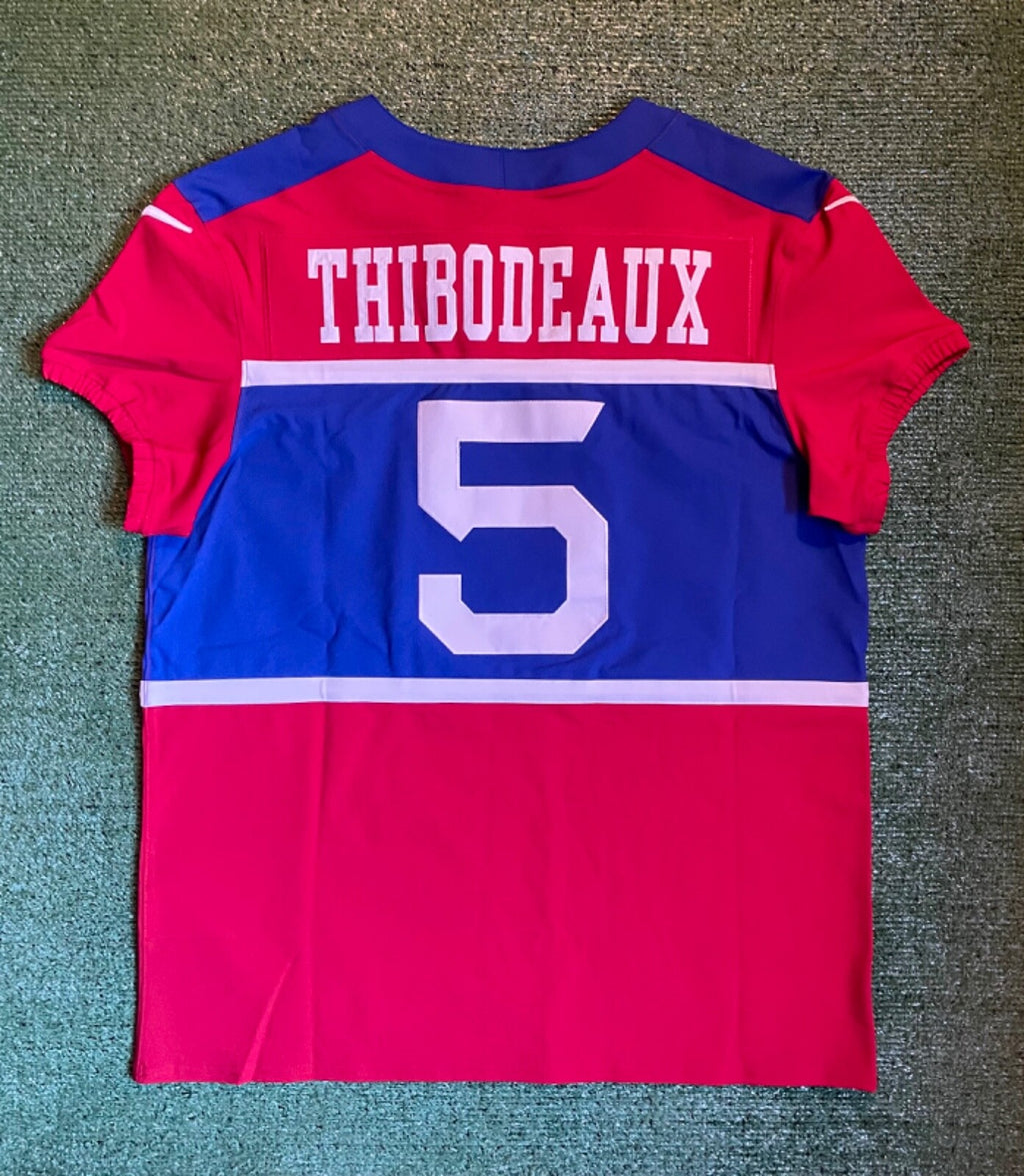 Kayvon Thibodeaux New York Giants Jersey #5 Nike Vapor FUSE Elite Red Size 44 (Large) NFL
