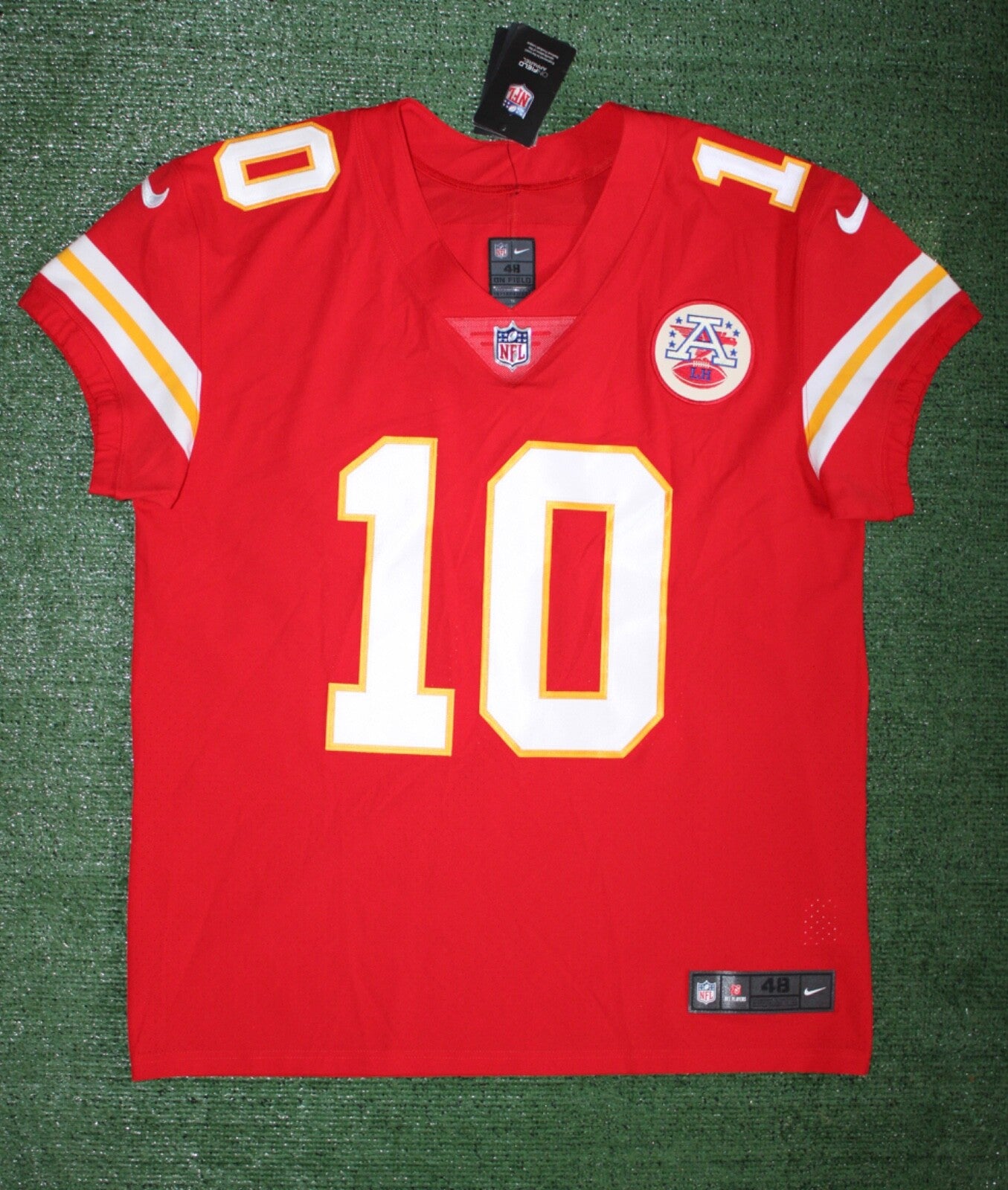Isiah Pacheco Kansas City Chiefs Jersey #10 Nike Vapor Elite Red Size 48 (XL) NFL