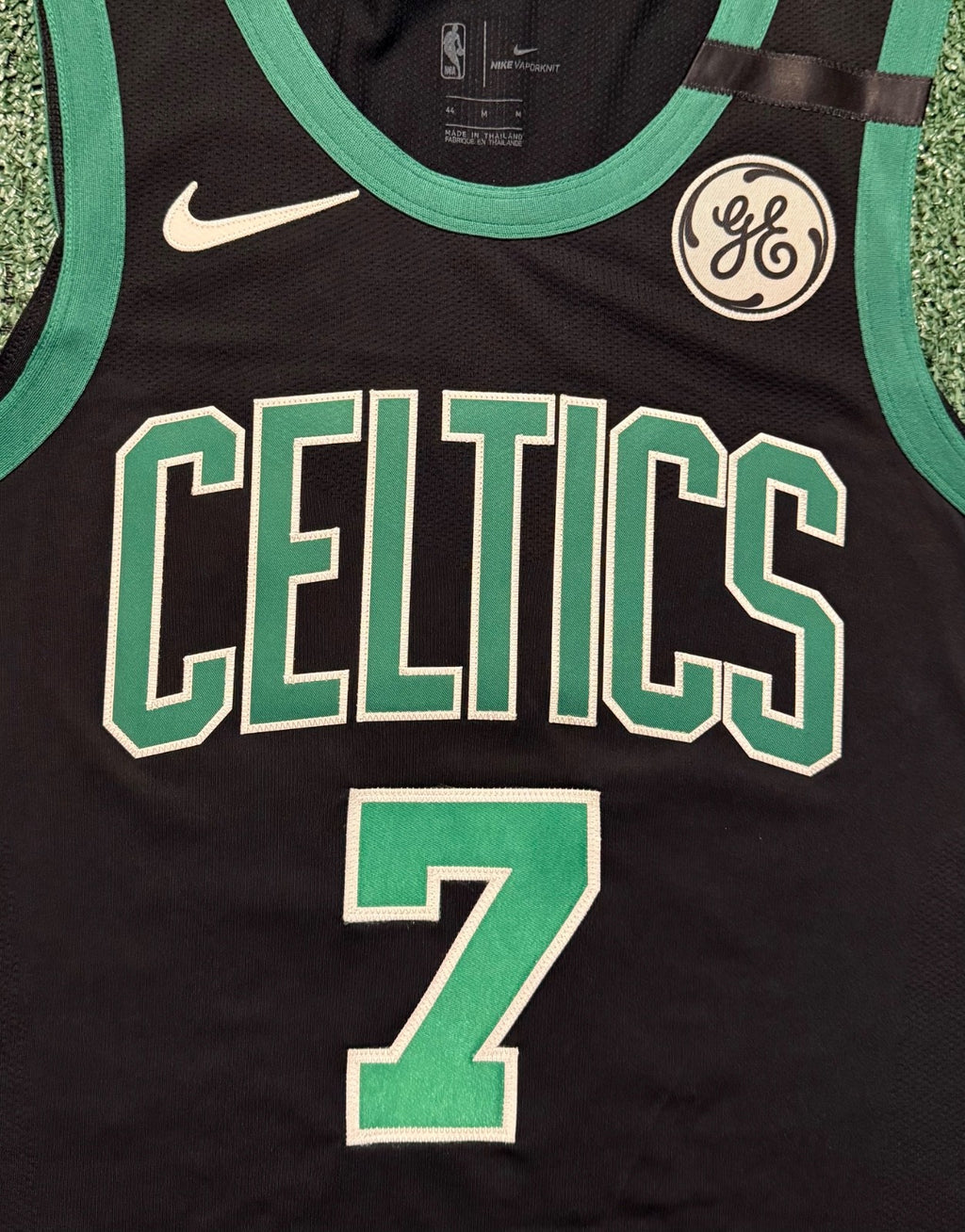 Jaylen Brown Boston Celtics Jersey #7 Nike Vaporknit Authentic Black Size 44 (Medium) NBA