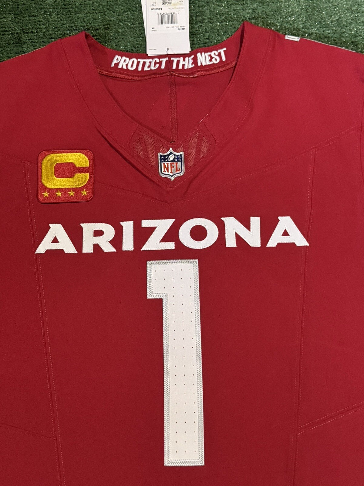 Kyler Murray Arizona Cardinals Jersey #1 Nike Vapor FUSE Elite red Size 44 (Large) NFL