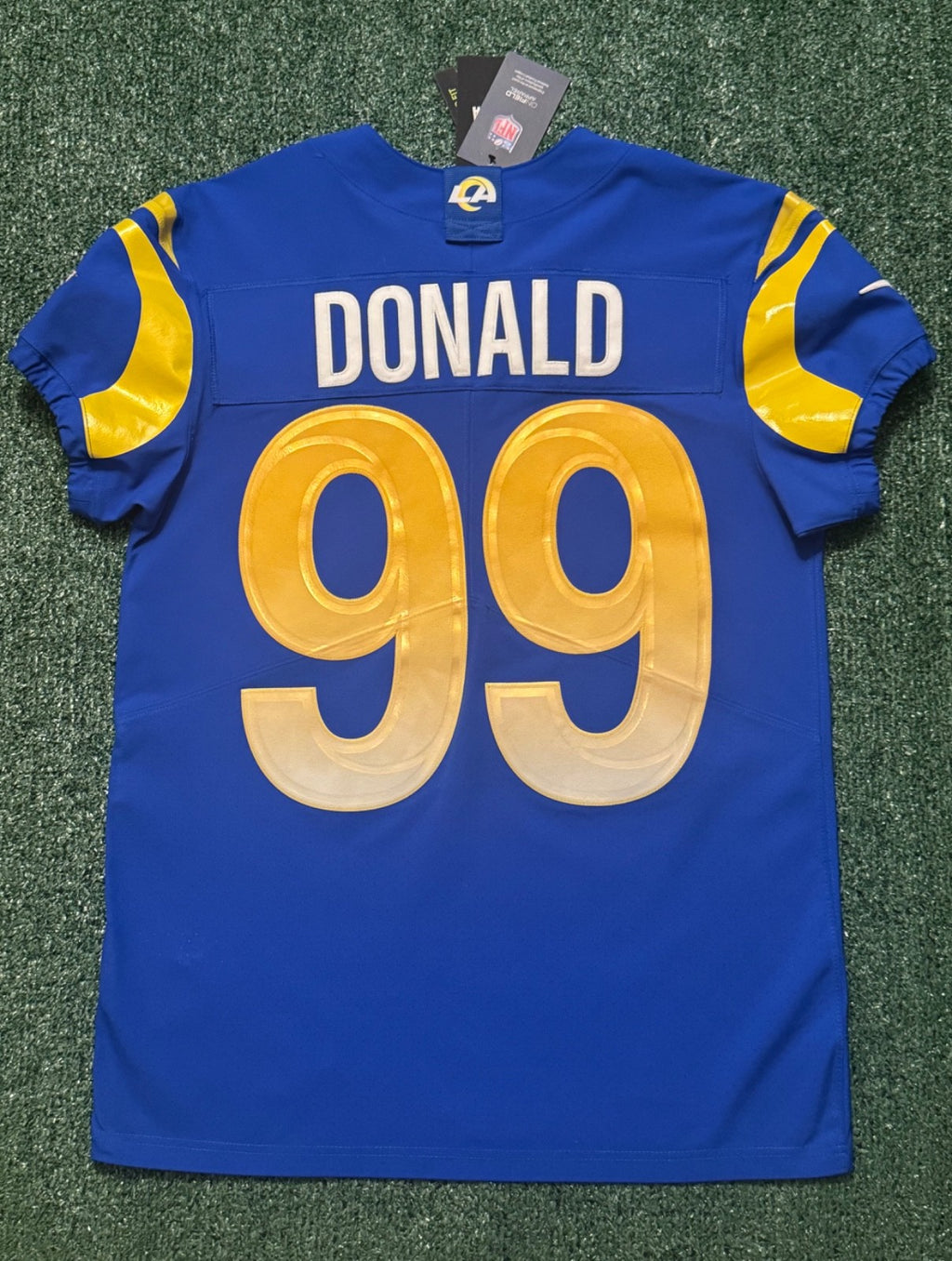 Aaron Donald Los Angeles Rams Jersey #99 Nike Vapor Elite Blue Size 40 (Medium) NFL