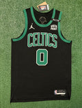 Jayson Tatum Boston Celtics Jersey #0 Nike ADV Authentic Black Size 48 (L) NBA
