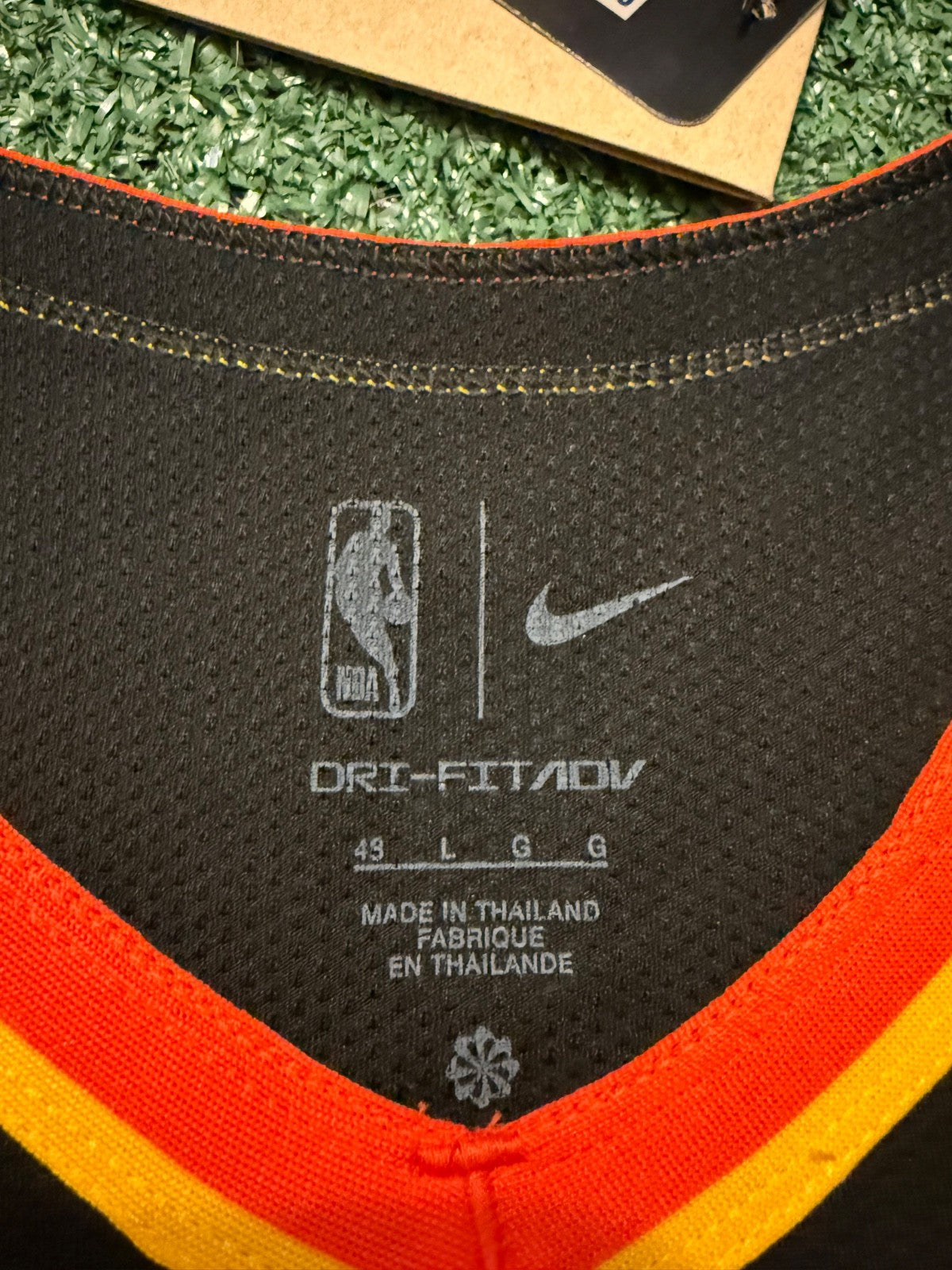 Shai Gilgeous-Alexander Oklahoma City Thunder Jersey #2 Nike ADV Authentic Black Size 48 (L) NBA