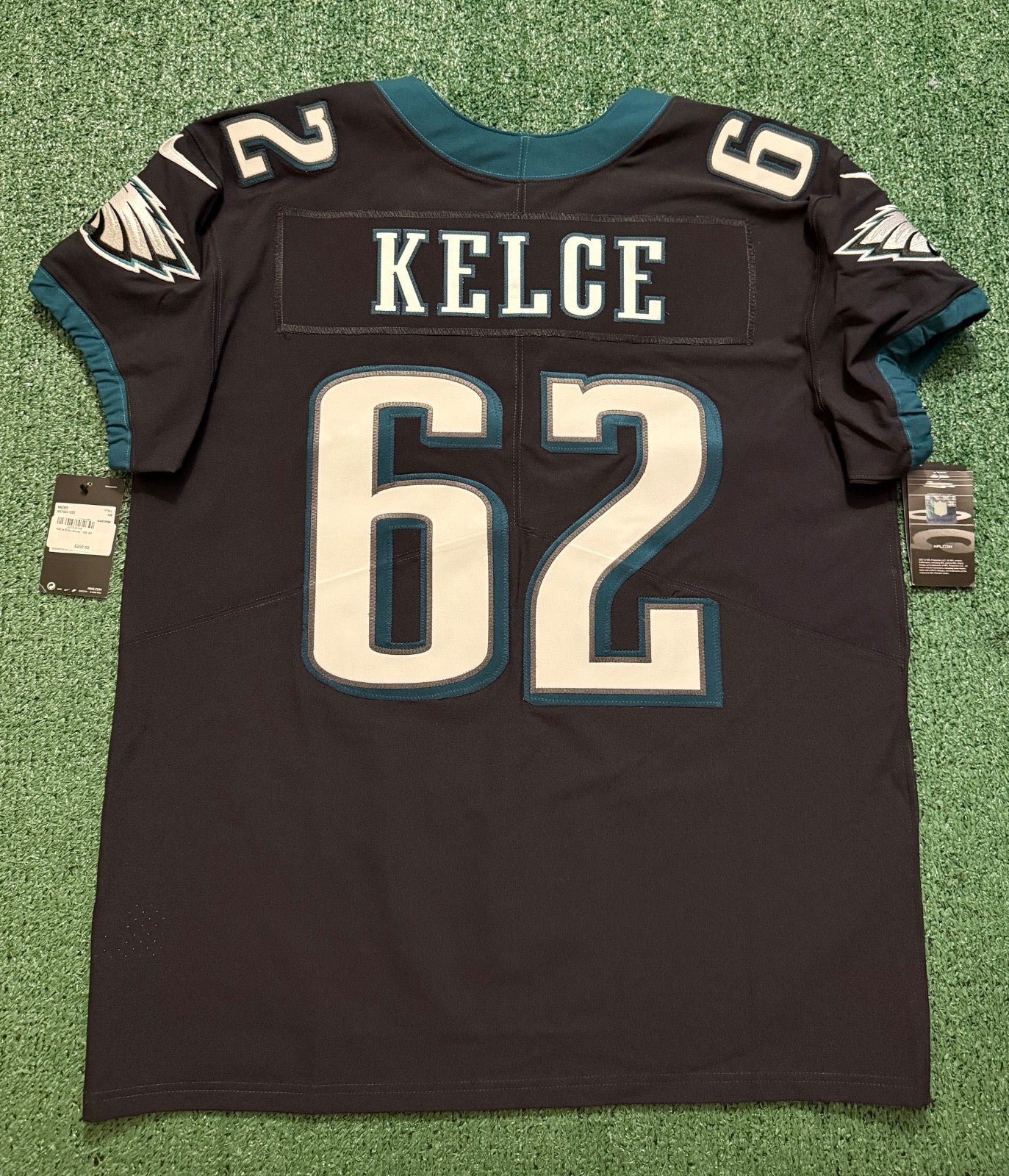 Jason Kelce Philadelphia Eagles Jersey #62 Black Nike Vapor Elite Black size 48 (XL) NFL