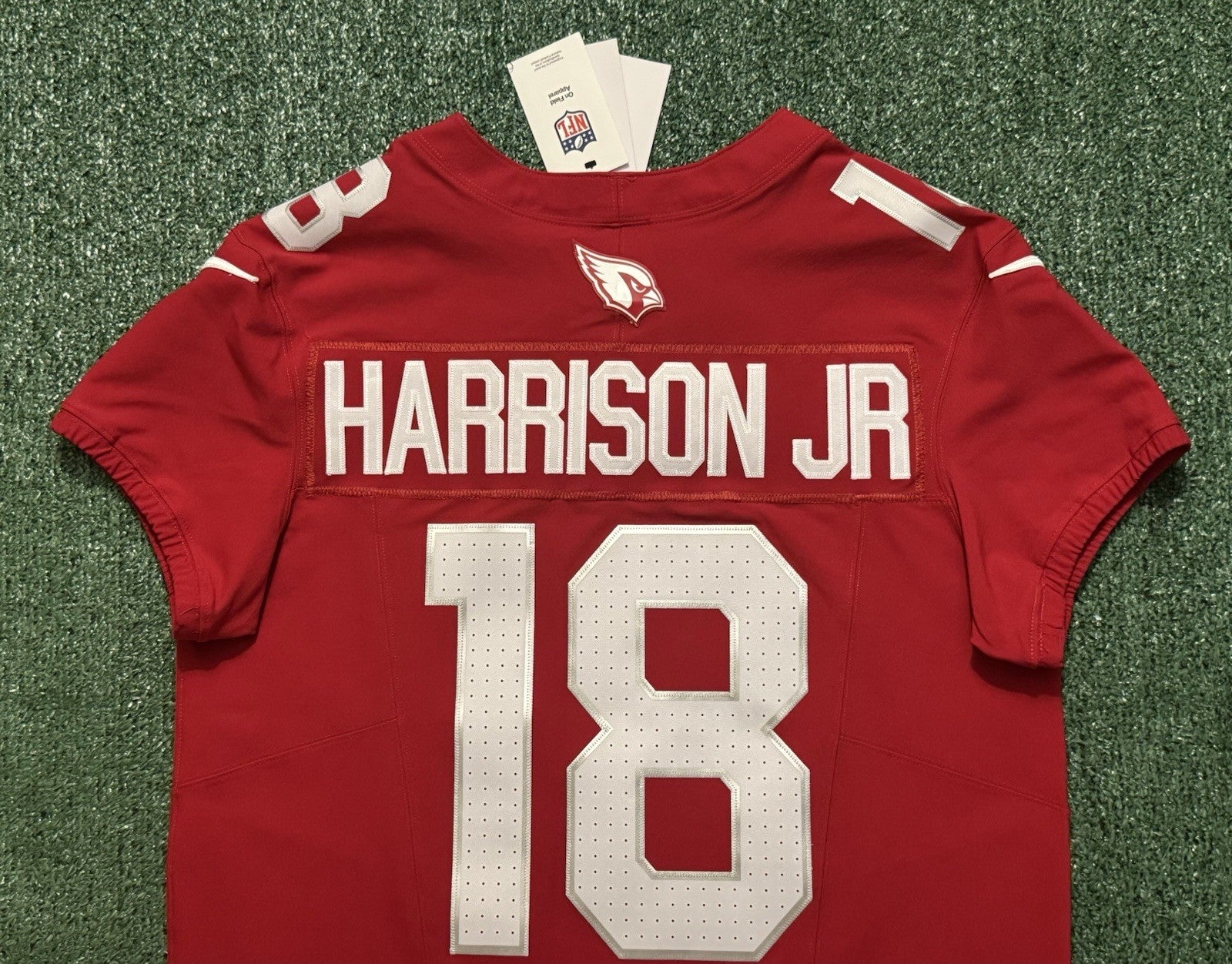 Marvin Harrison Jr Arizona Cardinals Jersey #18 Nike Vapor FUSE Elite red Size 44 (Large) NFL