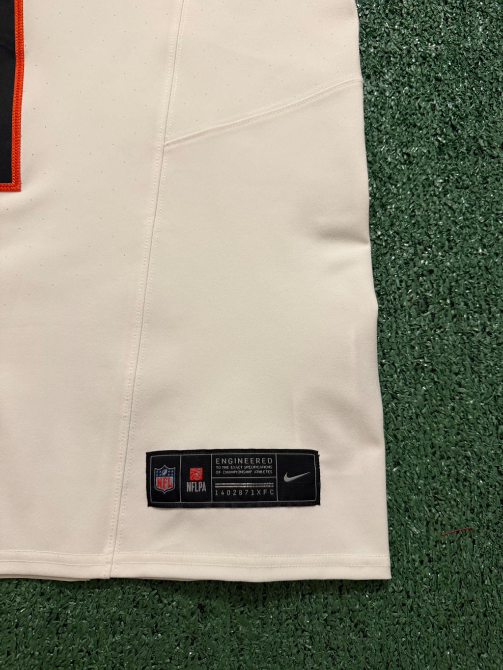 Ja'Marr Chase Cincinnati Bengals Jersey #1 Nike Vapor Fuse Elite White Size 40 (M) NFL
