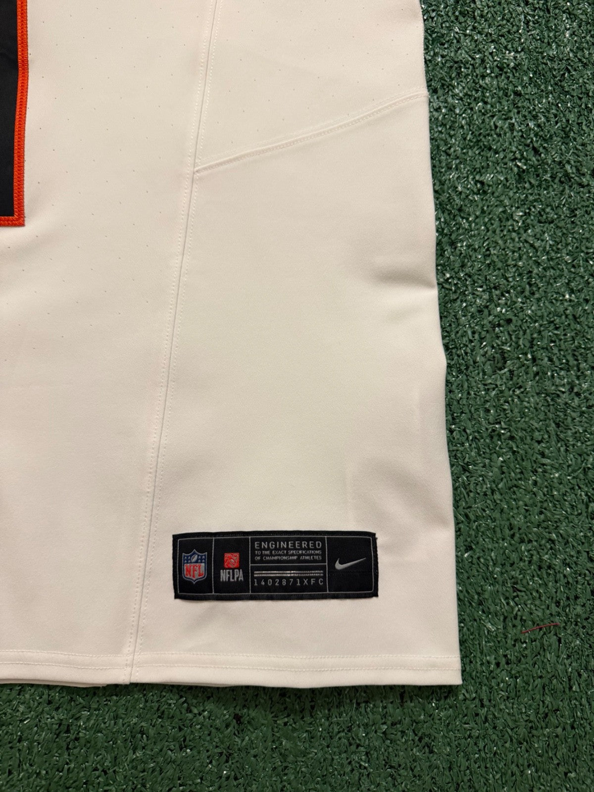 Ja'Marr Chase Cincinnati Bengals Jersey #1 Nike Vapor Fuse Elite White Size 40 (M) NFL