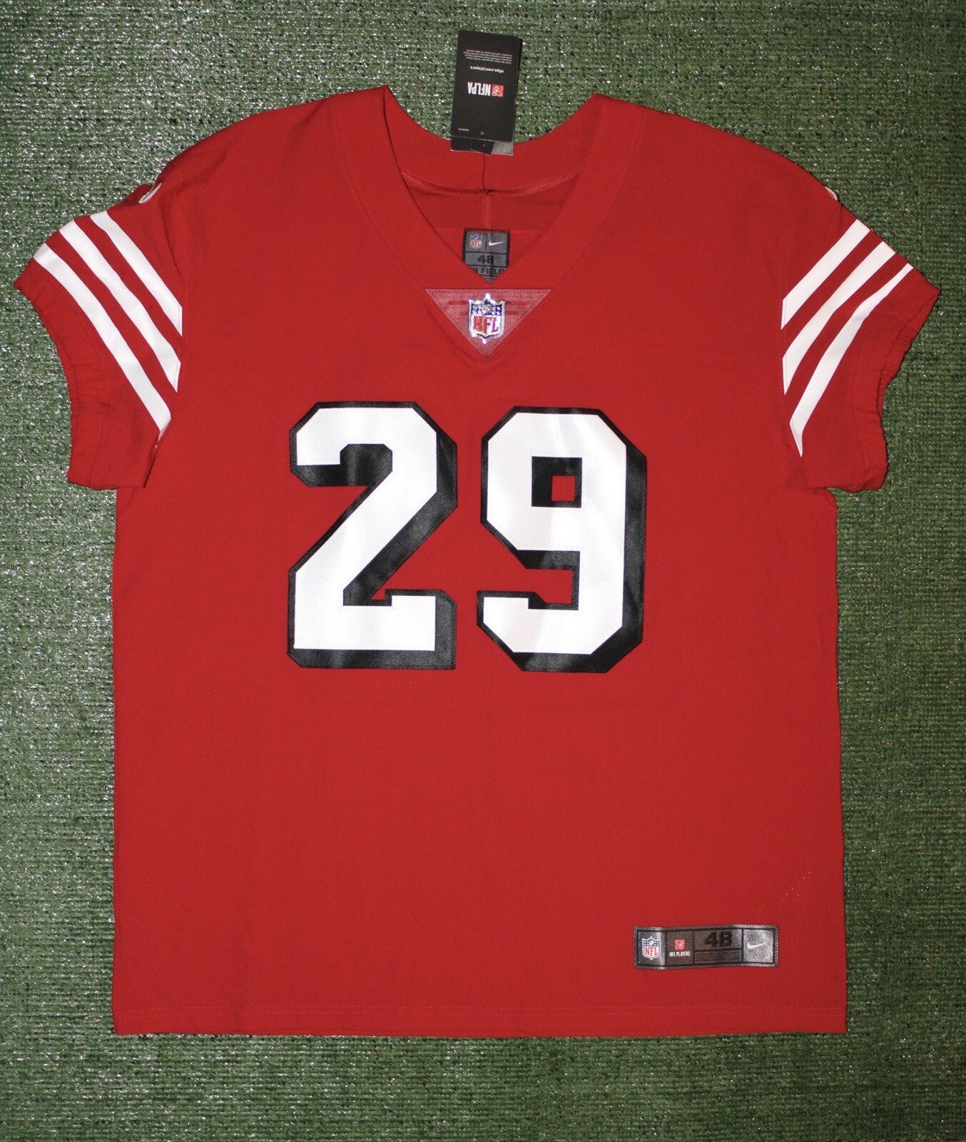 Talanoa Hufanga San Francisco 49ers Jersey #29 Nike Vapor FUSE Elite red Size 48 (XL) NFL