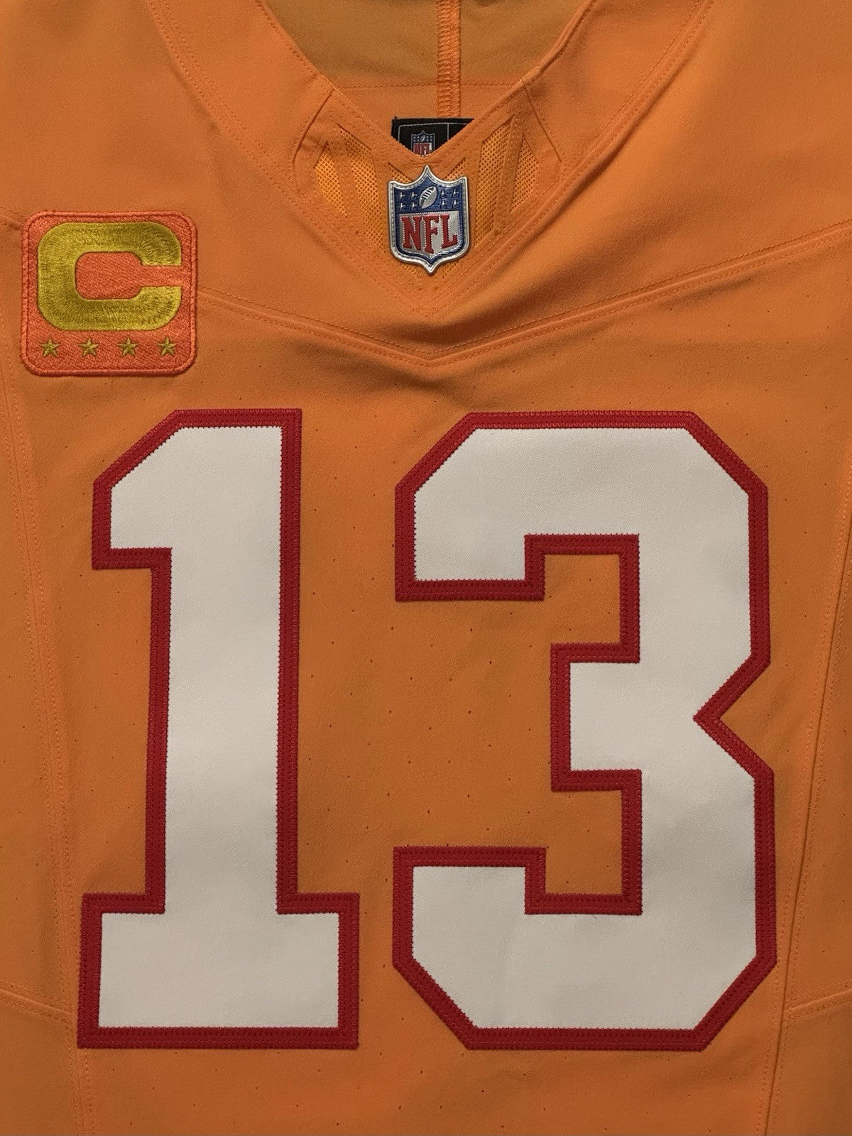 Mike Evans Tampa Bay Buccaneers Jersey #13 Nike Vapor FUSE Elite Orange Creamsicle Size 40 (Medium) NFL