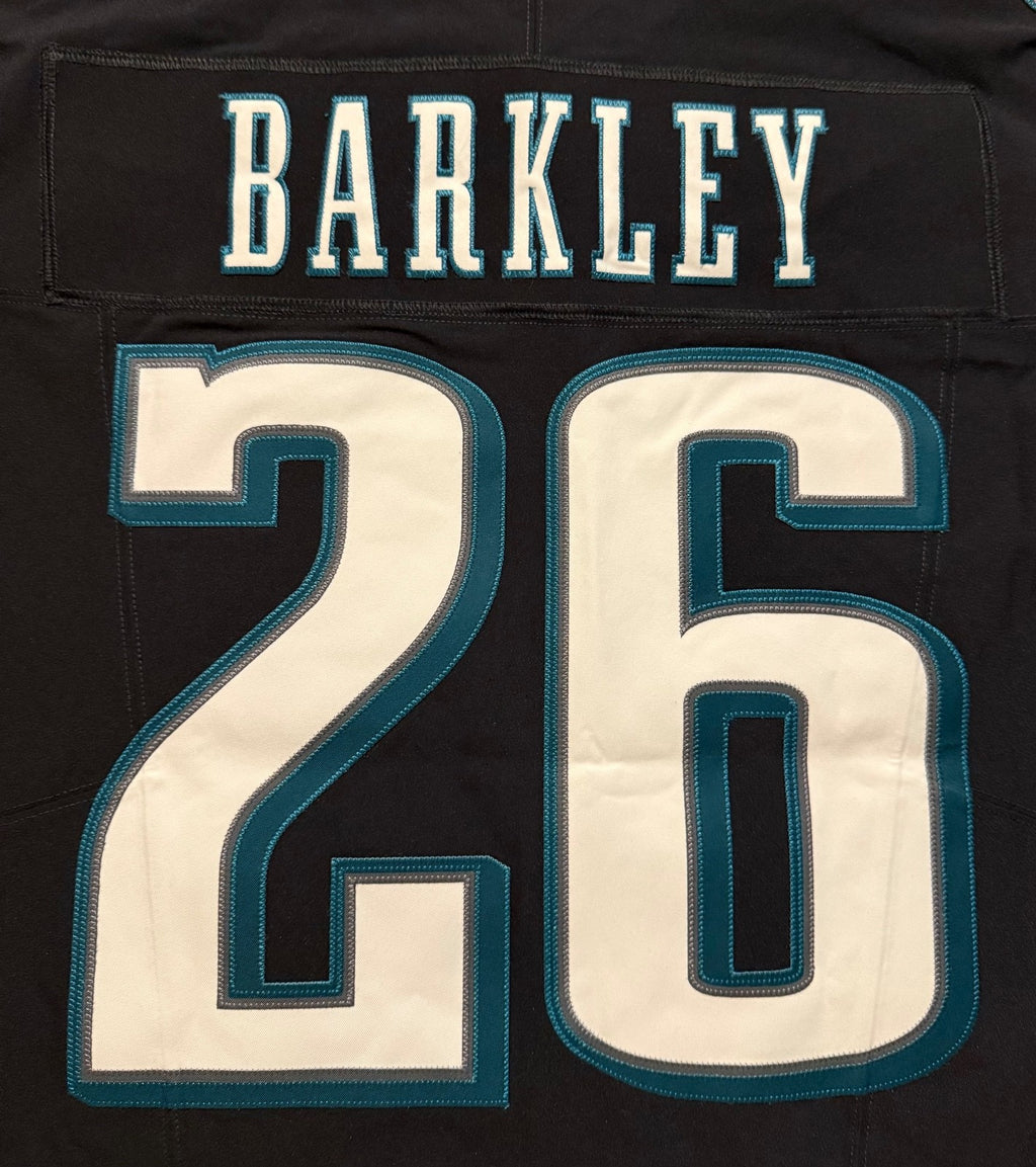 Saquon Barkley Philadelphia Eagles Jersey #26 Nike Vapor FUSE Elite Black Size 48 (XL) NFL