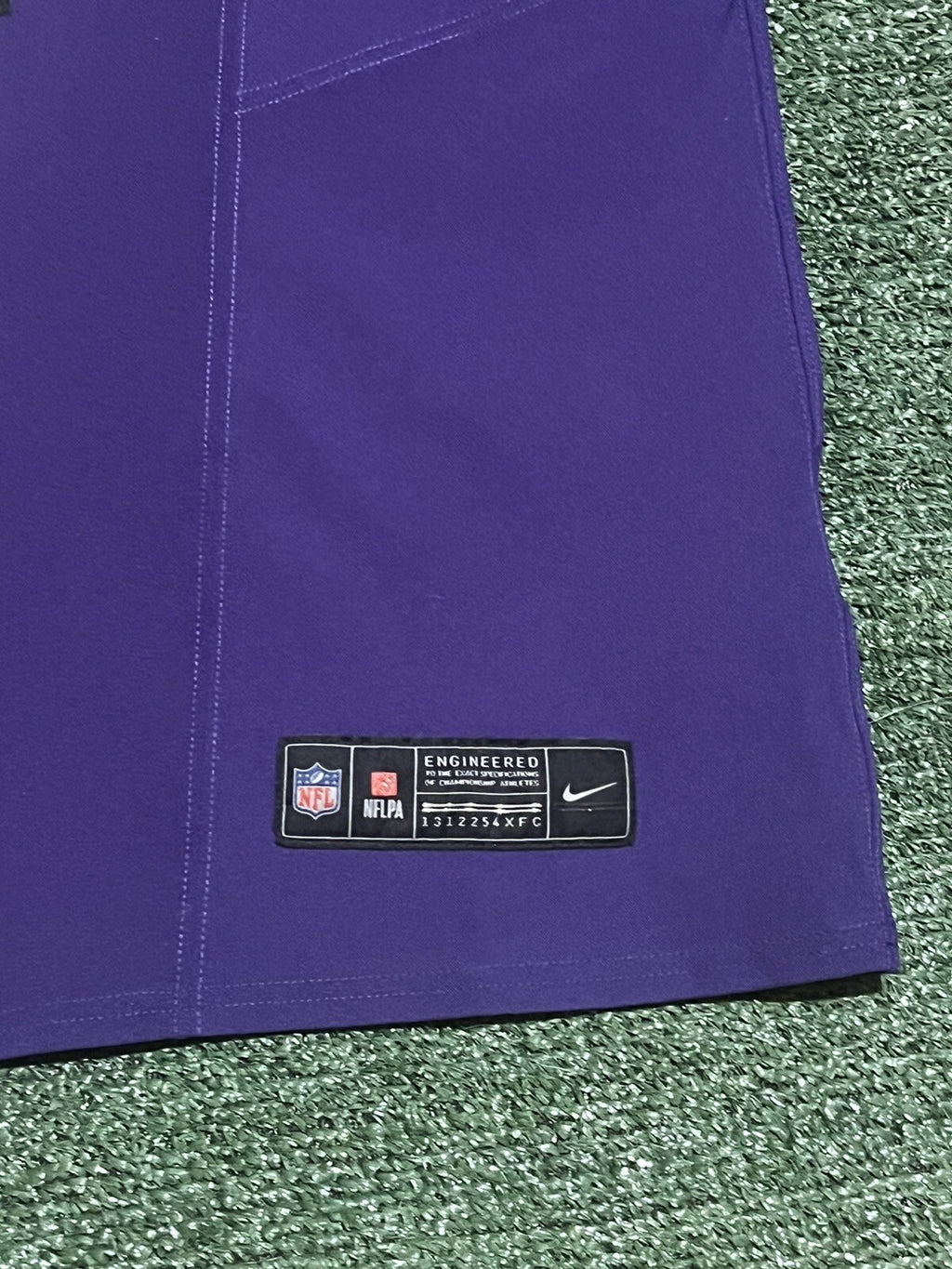 Zay Flowers Baltimore Ravens Jersey #4 Nike Vapor FUSE Elite Purple Size 44 (L) NFL