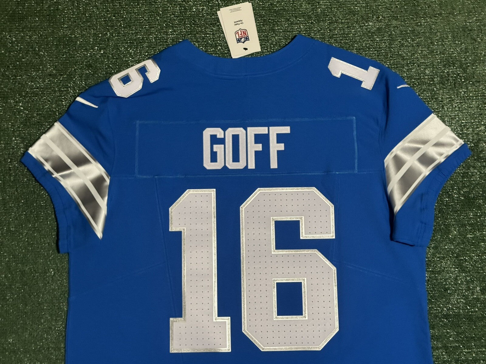 Jared Goff Detroit Lions Jersey #16  Nike Vapor FUSE Elite Blue Size 48 (XL) NFL