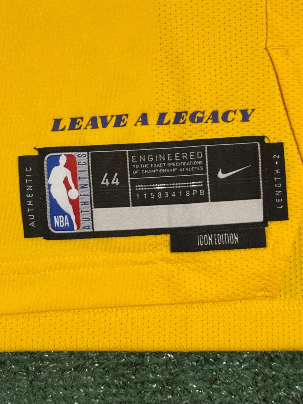 Luka Doncic Los Angeles Lakers Jersey #77 Nike ADV Authentic Gold Size 44 (M) NBA