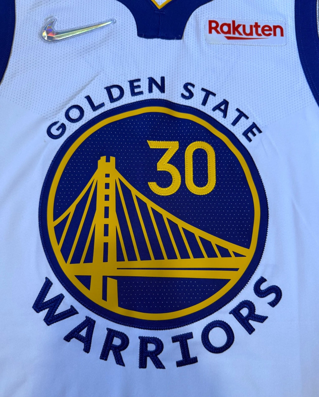 Steph Curry Golden State Warriors Jersey #30 Nike ADV Authentic White Size 48 (L) NBA