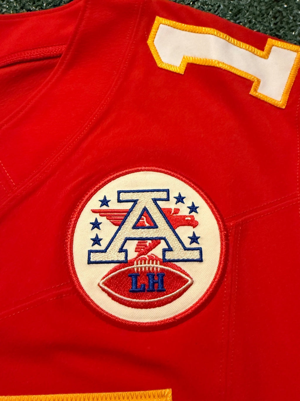 Patrick Mahomes Kansas City Chiefs Jersey #15 Nike Vapor FUSE Elite Red Size 40 (M) NFL