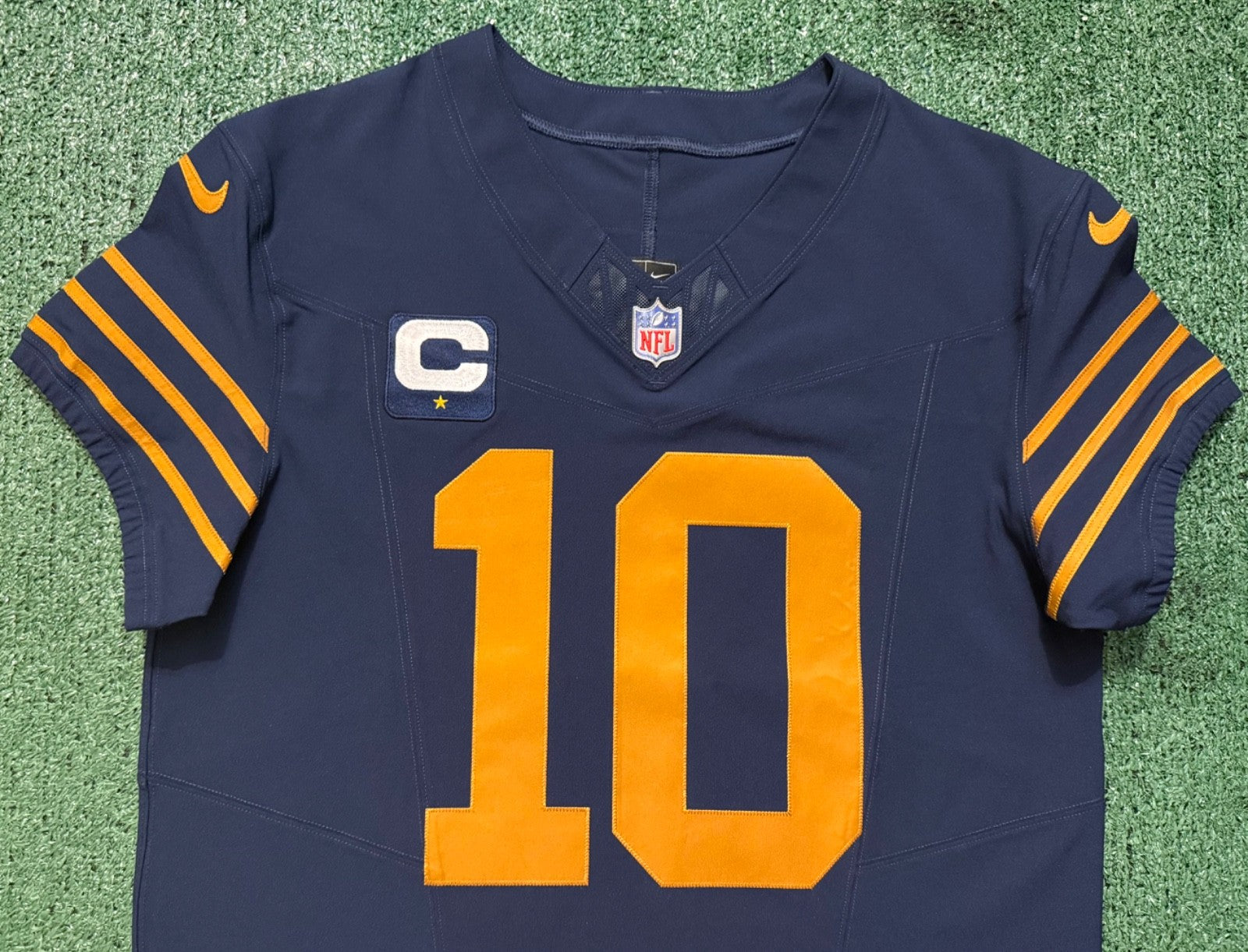 Jordan Love Green Bay Packers Jersey #10 Nike Vapor FUSE Elite Navy Size 44 (Large) NFL
