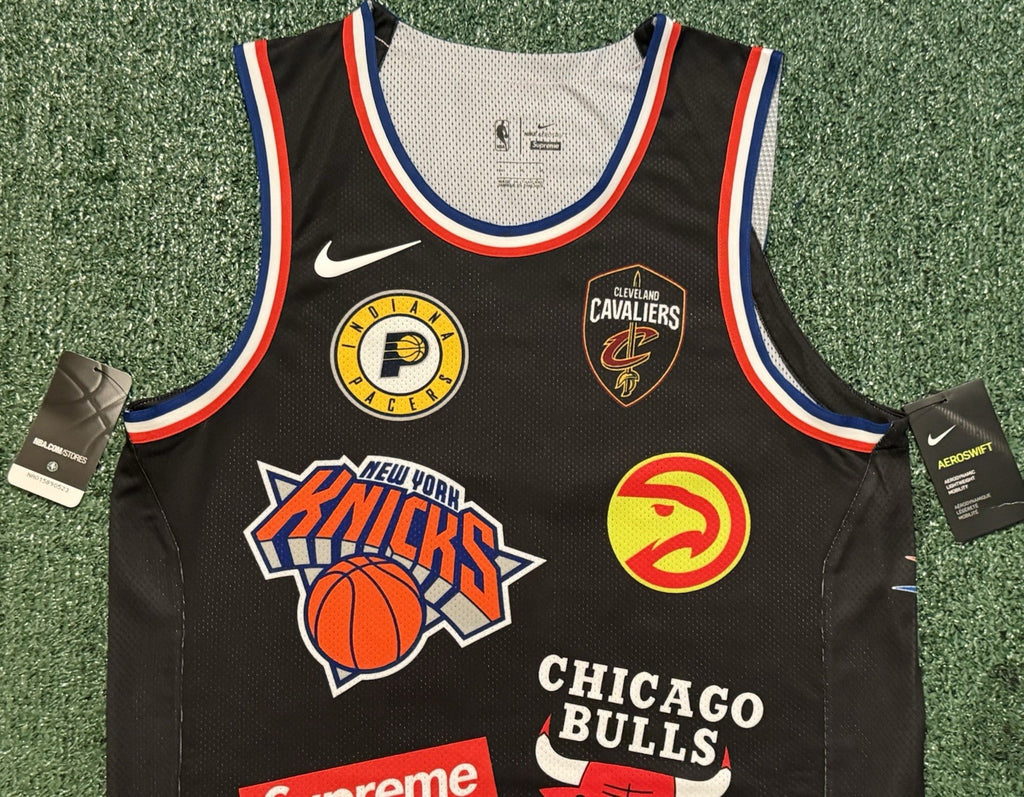 Authentic Supreme x NBA x Nike Aeroswift #94 Black Jersey Size 44/Medium