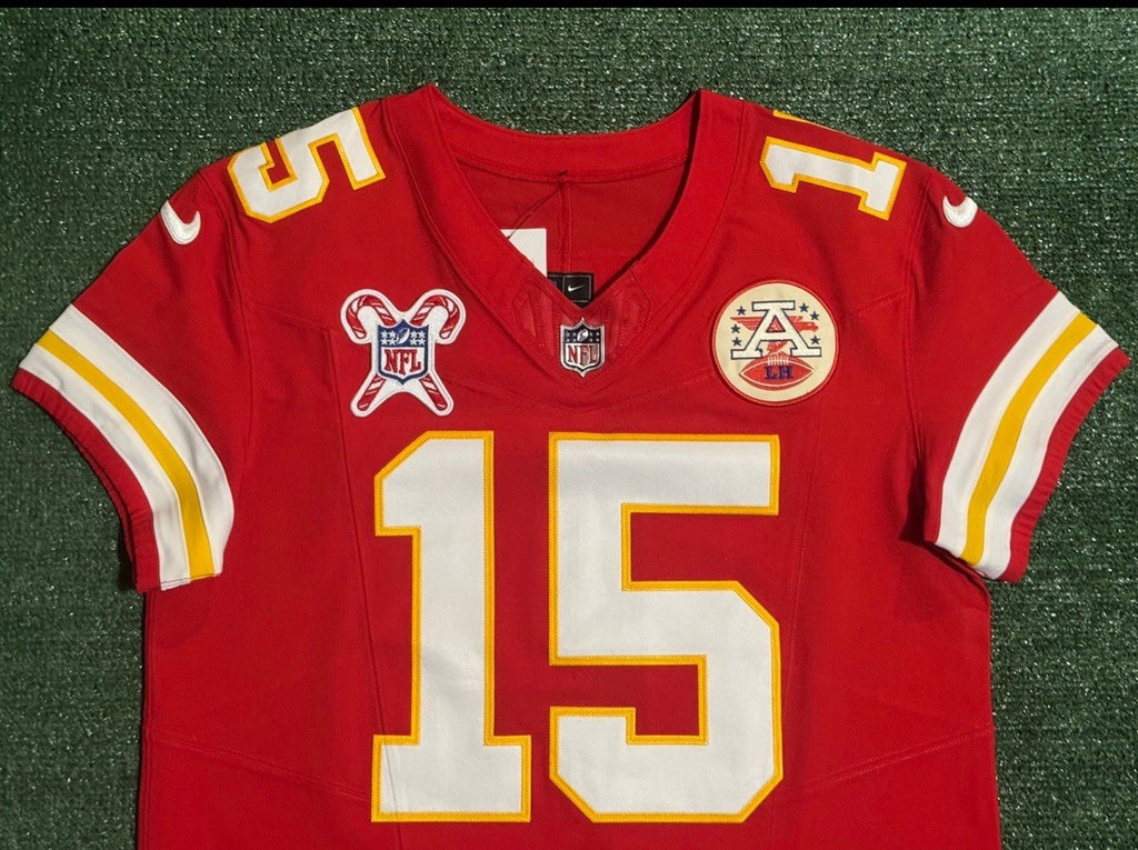 Patrick Mahomes Kansas City Chiefs Jersey #15 Nike Vapor FUSE Elite Red Size 44 (L) NFL