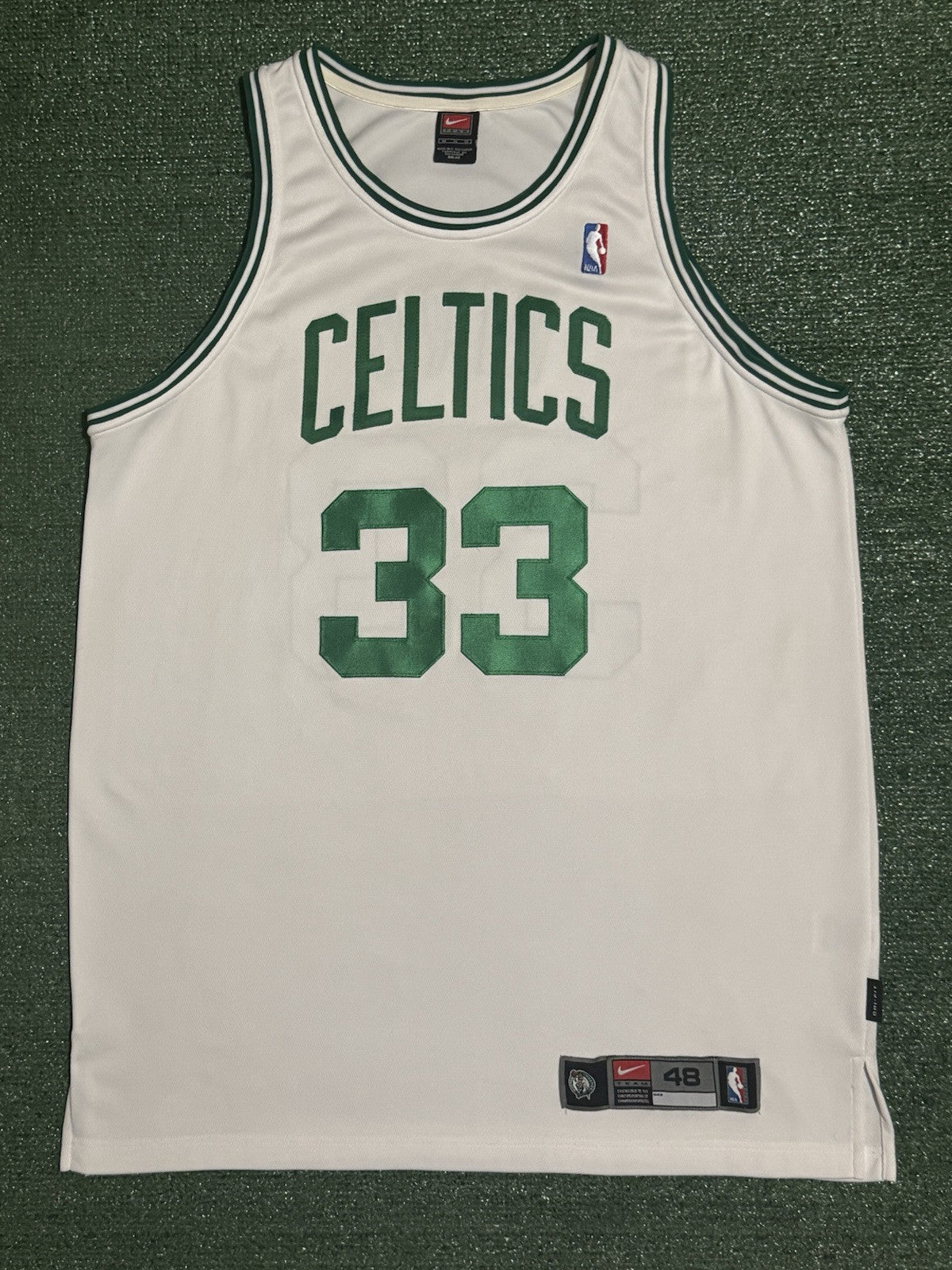 Larry Bird Boston Celtics Jersey #33 Nike Authentic White Size 48 (XL) NBA