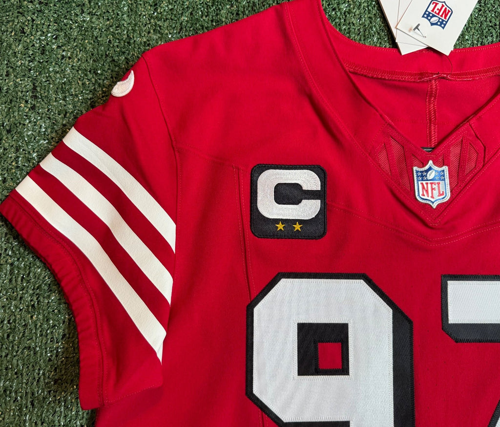 Nick Bosa San Francisco 49ers
Jersey #97 Nike Vapor FUSE Elite red Size 44 (Large) NFL