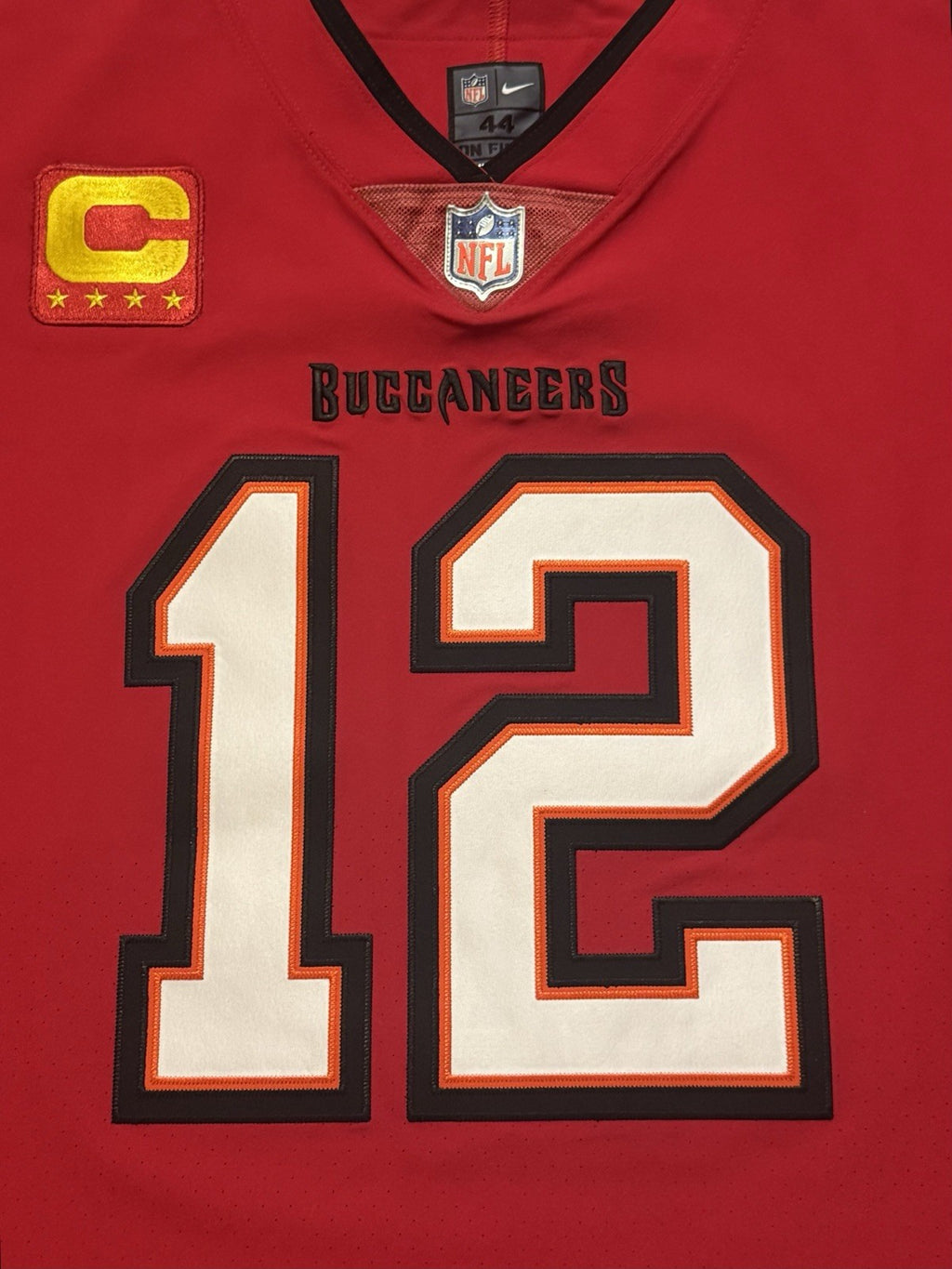 Tom Brady Tampa Bay Buccaneers Jersey #12 Nike Vapor Elite Red size 44 (Large) NFL