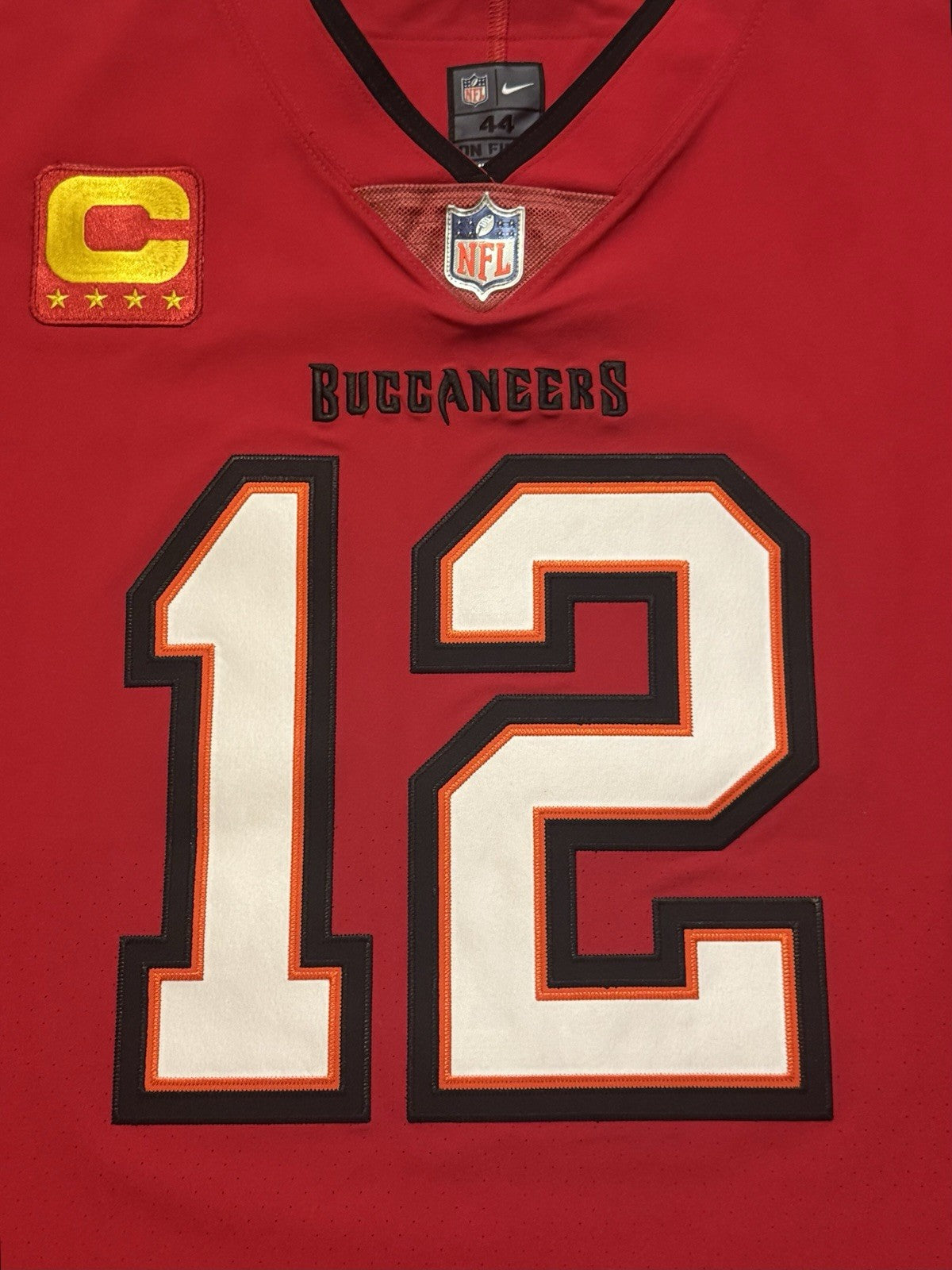 Tom Brady Tampa Bay Buccaneers Jersey #12 Nike Vapor Elite Red size 44 (Large) NFL