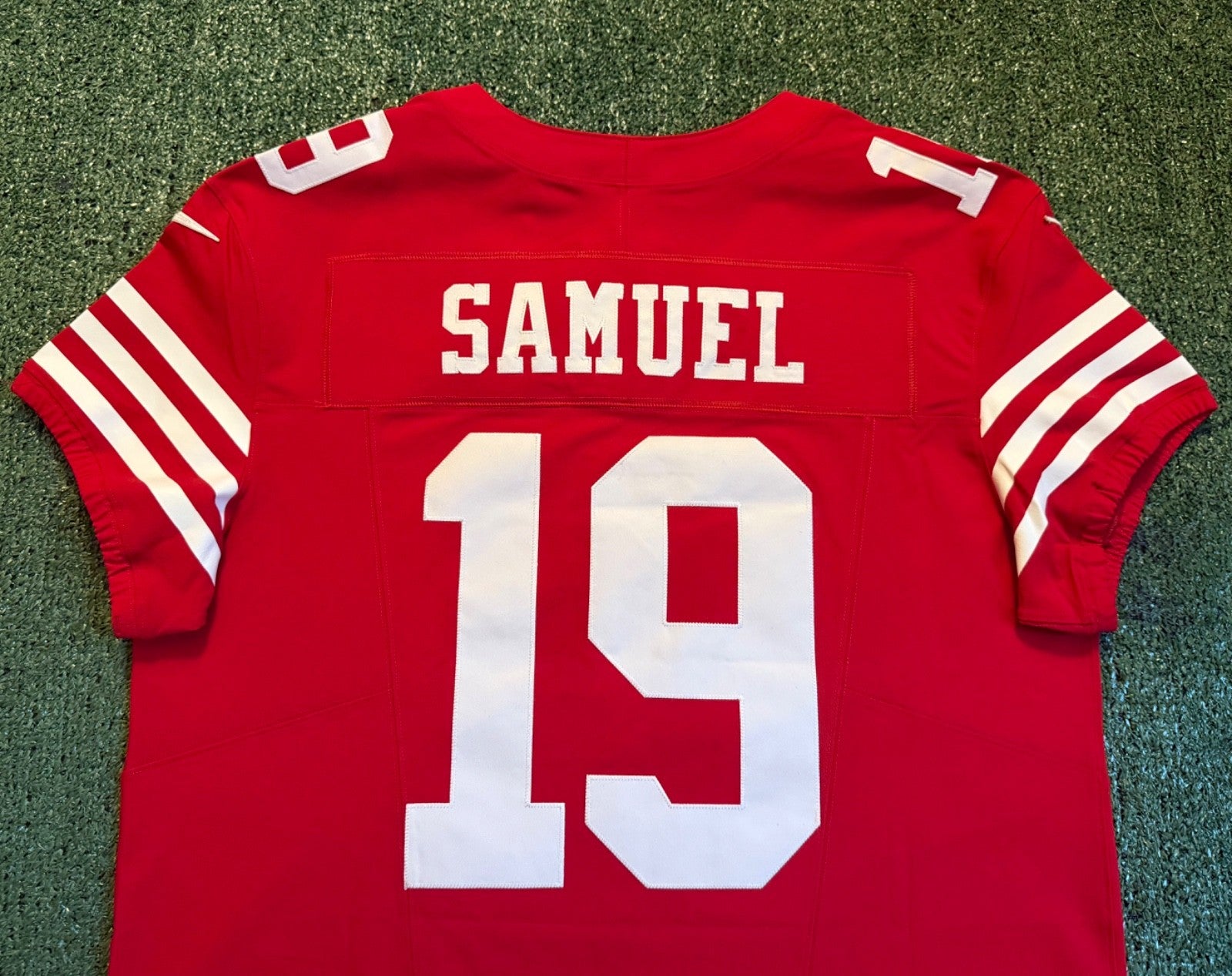 Deebo Samuel San Francisco 49ers
Jersey #19 Nike Vapor FUSE Elite red Size 48 (XL) NFL