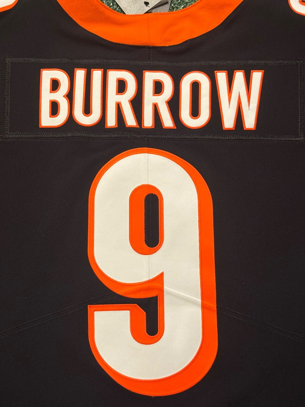 Joe Burrow Cincinnati Bengals Jersey #9 Nike Vapor Elite Black Size 48 (XL) NFL
