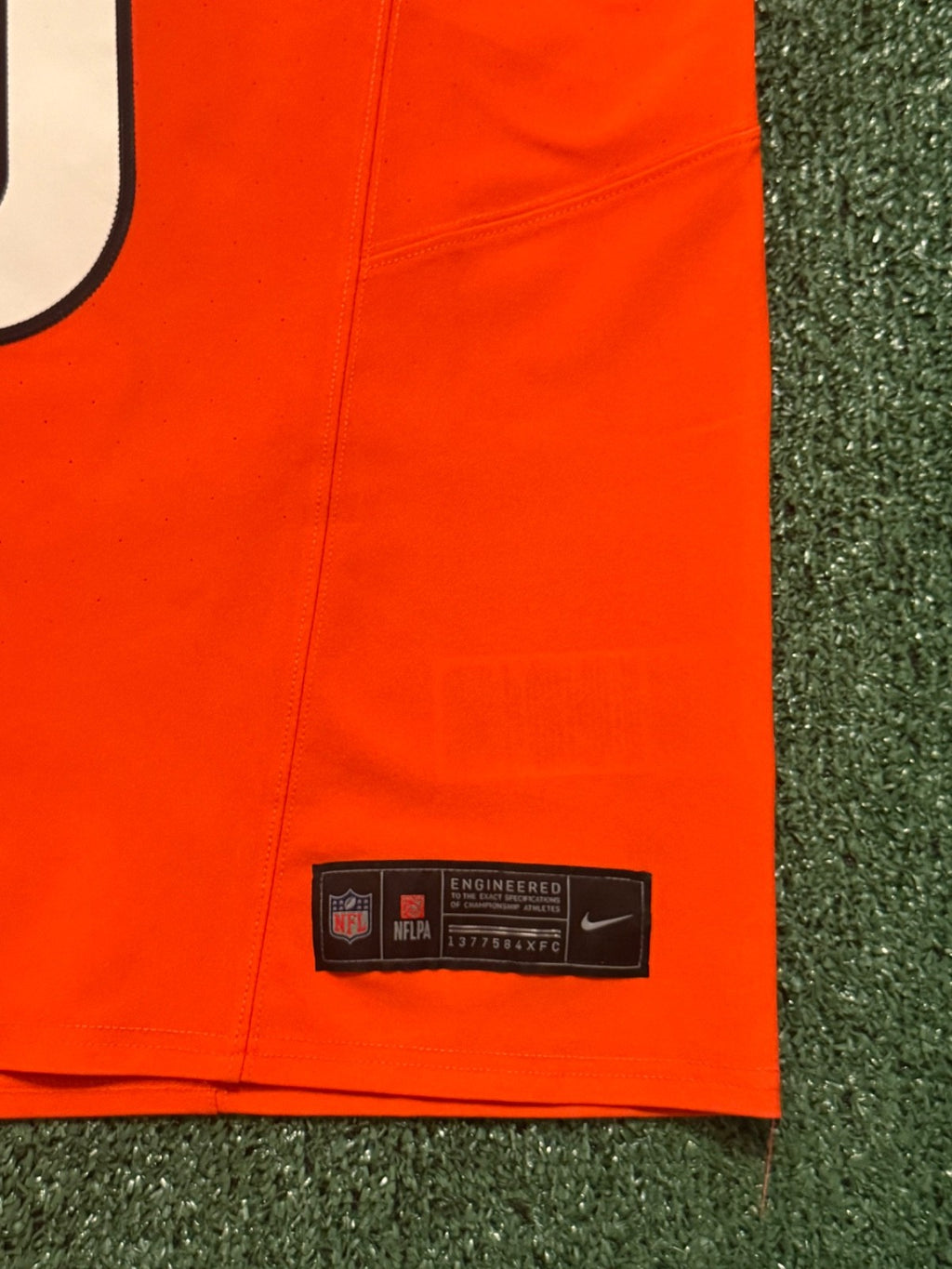Joe Burrow Cincinnati Bengals Jersey #9 Nike Vapor FUSE Elite Orange Size 40 (M) NFL