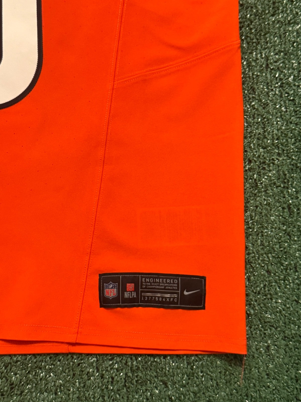 Joe Burrow Cincinnati Bengals Jersey #9 Nike Vapor FUSE Elite Orange Size 40 (M) NFL
