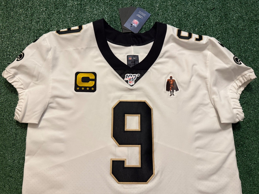 Drew Brees New Orleans Saints Jersey #9 Nike Vapor Elite White Size 48 (XL) NFL
