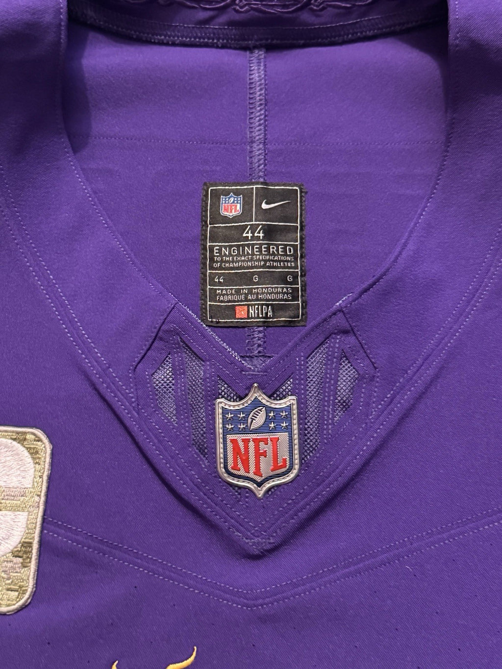 Justin Jefferson Minnesota Vikings Jersey #18 Nike Vapor FUSE Elite Purple Size 44 (Large) NFL
