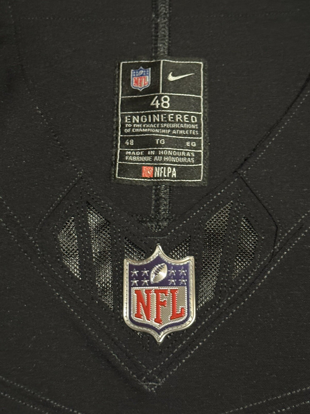 Lamar Jackson Baltimore Ravens Jersey #8 Nike Vapor FUSE Elite Black Size 48 (XL) NFL