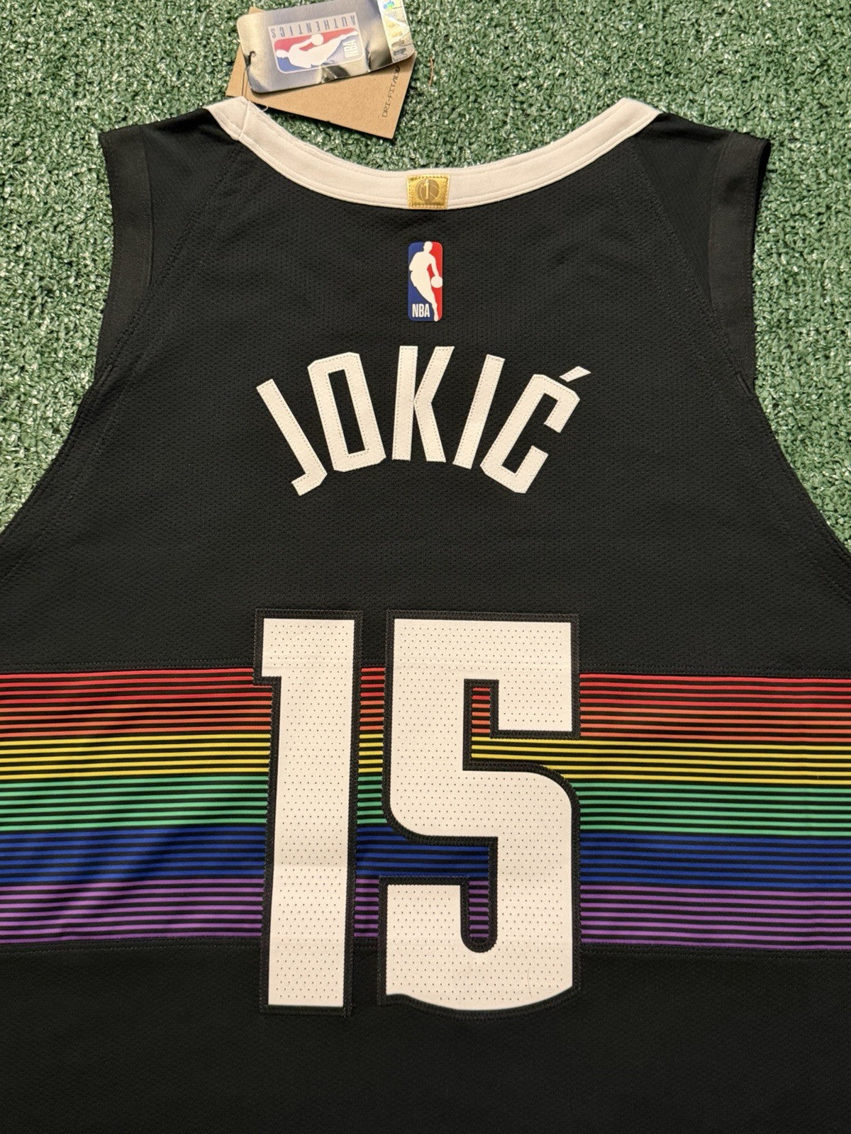 Nikola Jokic Denver Nuggets Jersey #15 Nike ADV Authentic Black Size 52 (XL) NBA