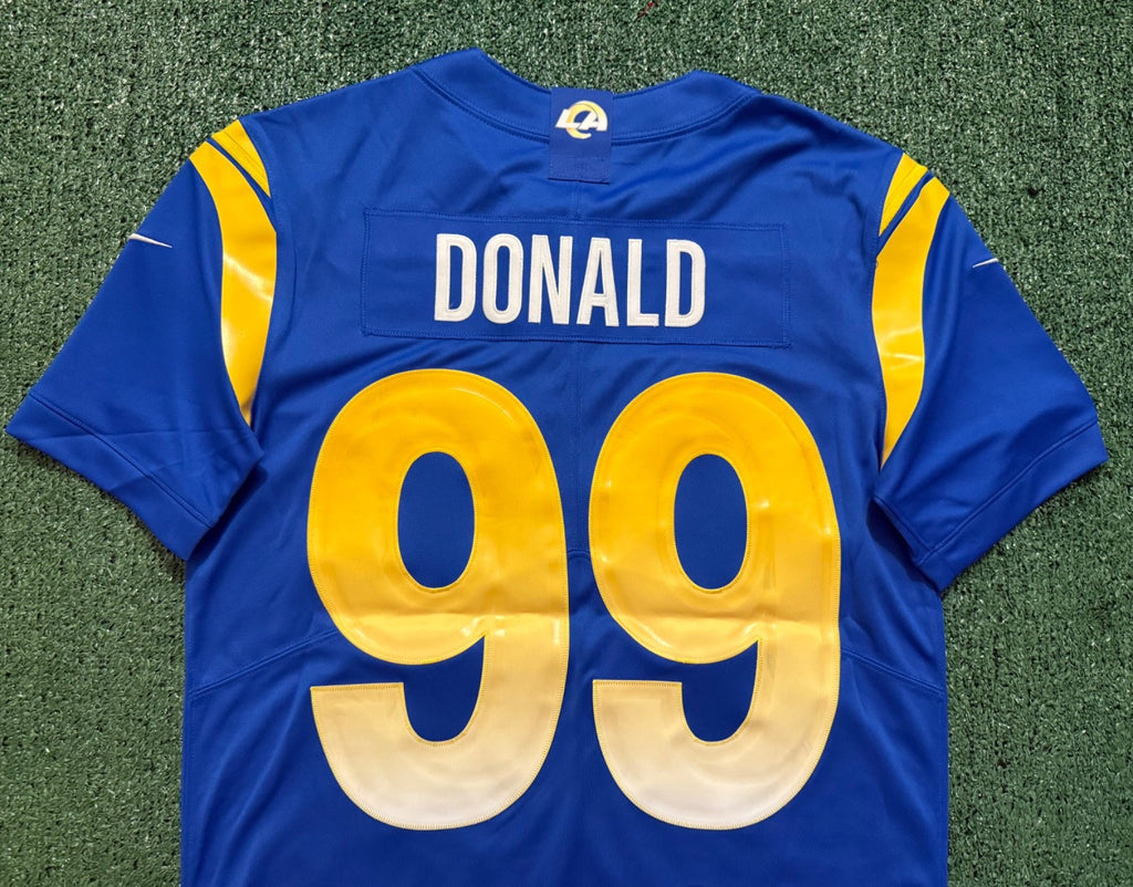 Aaron Donald Los Angeles Rams Jersey #99 Nike Vapor Limited Blue Size (Medium) NFL