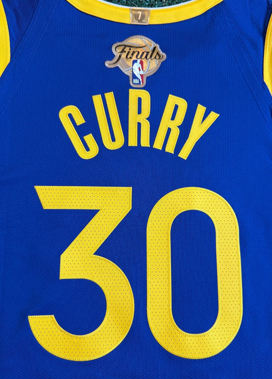 Steph Curry Golden State Warriors Jersey #30 Nike ADV Authentic Blue Size 48 (L) NBA