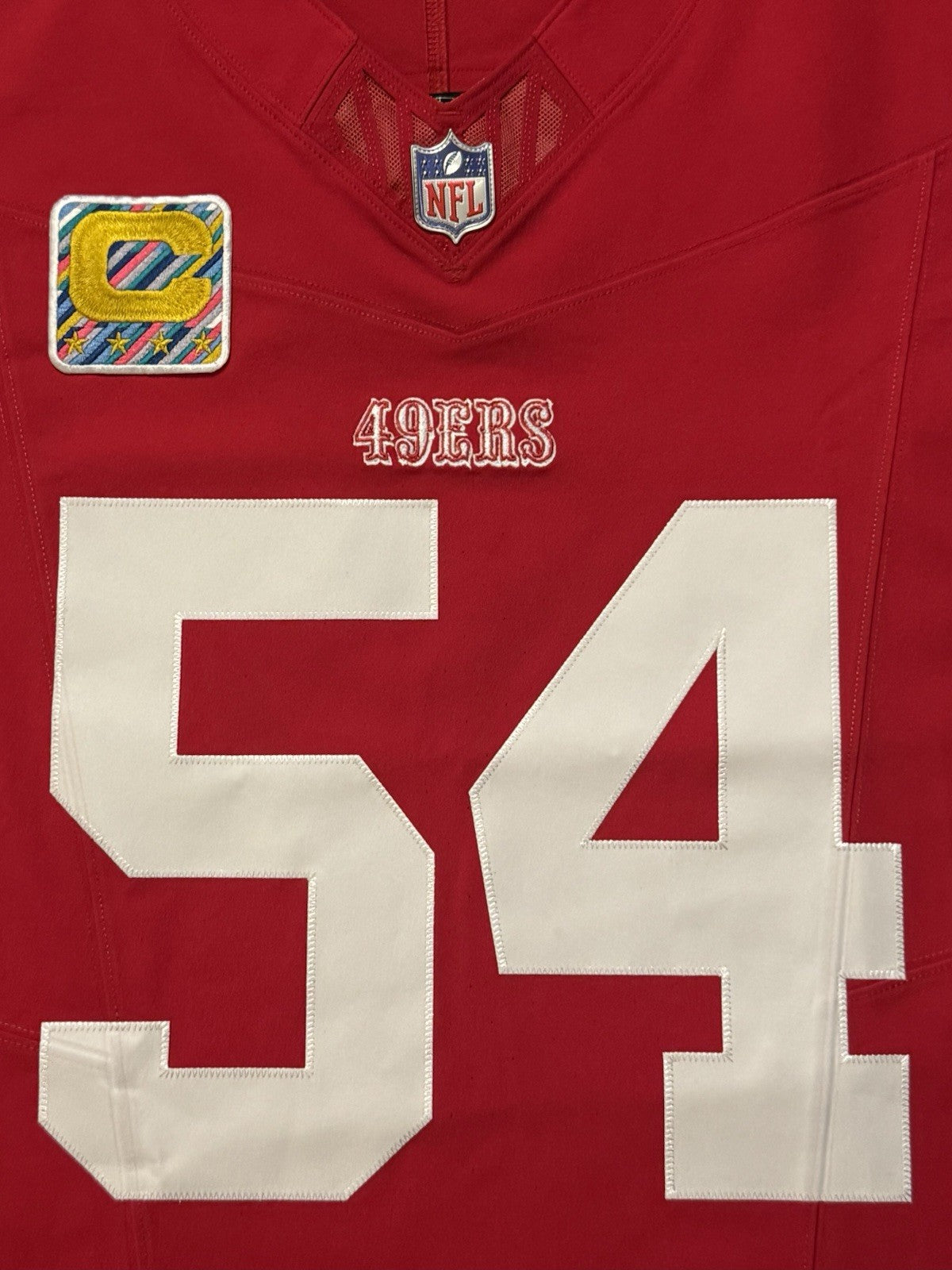 Fred Warner San Francisco 49ers
Jersey #54 Nike Vapor FUSE Elite red Size 40 (Medium) NFL