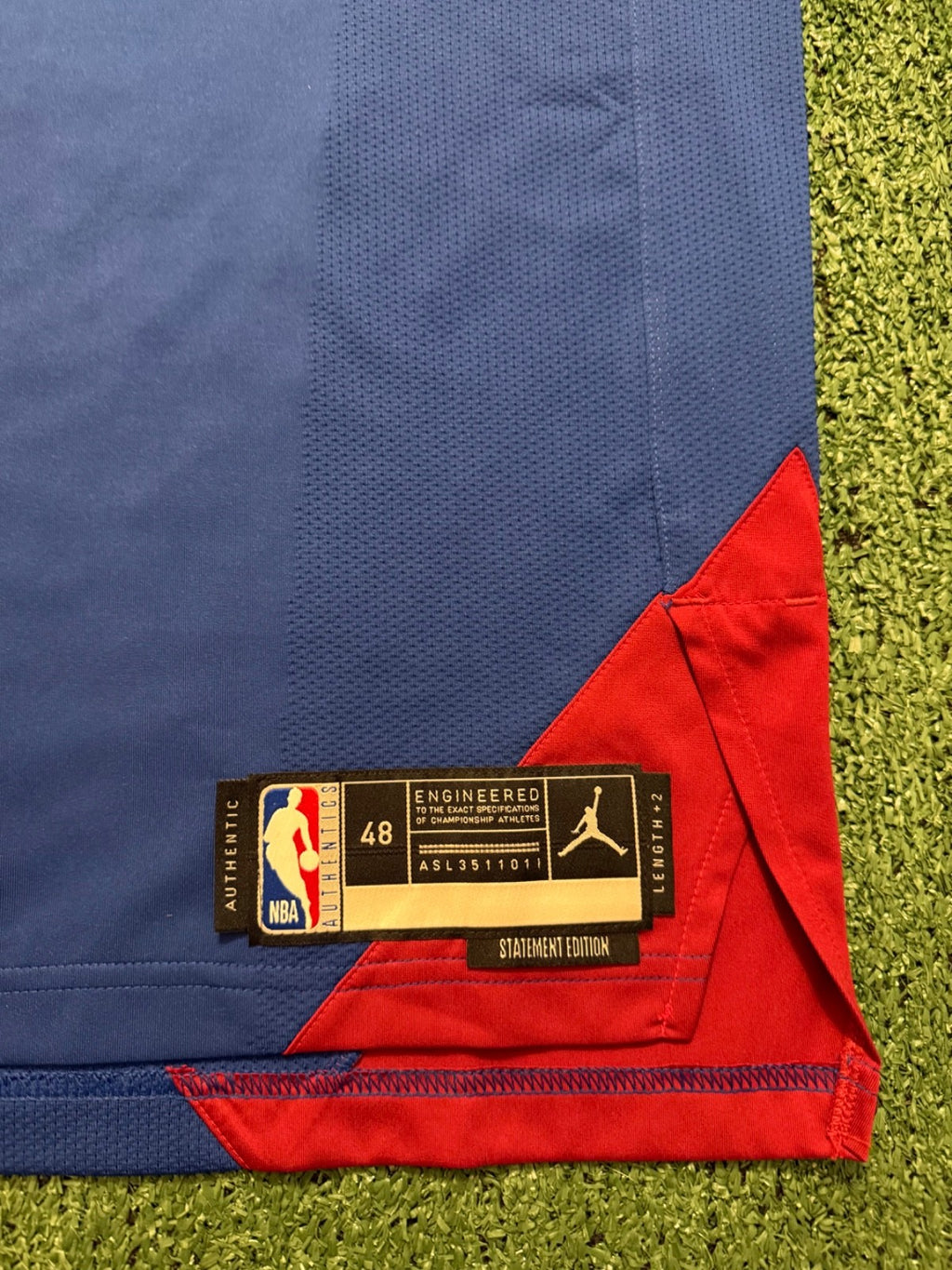 Nikola Jokic Denver Nuggets Jersey #15 Nike ADV Authentic Blue Size 48 (L) NBA