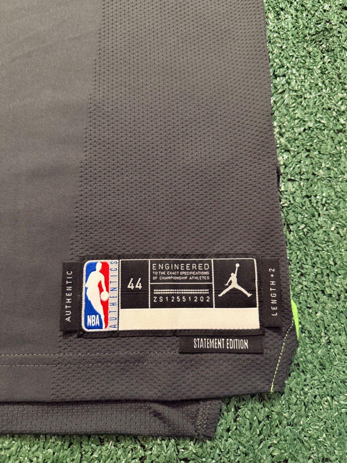 Anthony Edwards Minnesota Timberwolves Jersey #5 Nike ADV Authentic Gray Size 44 (M) NBA