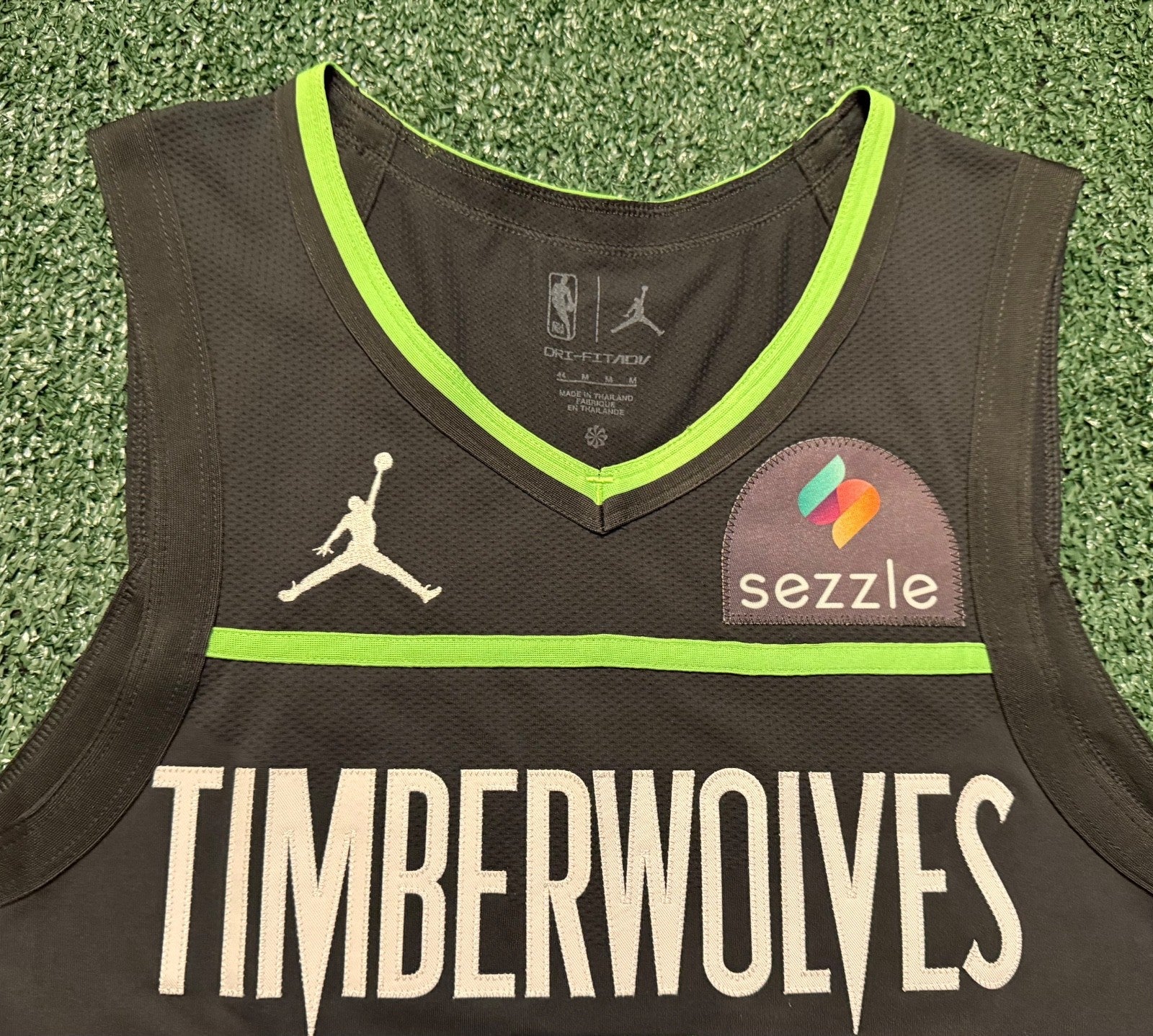 Anthony Edwards Minnesota Timberwolves Jersey #5 Nike ADV Authentic Gray Size 44 (M) NBA